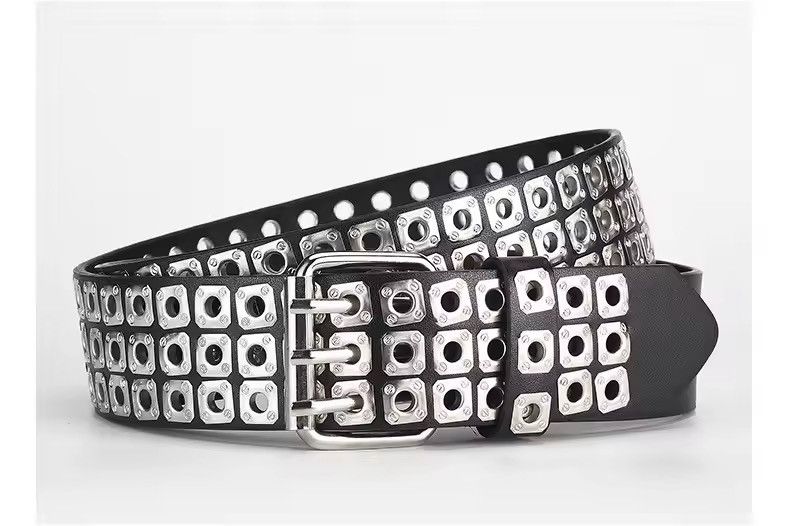 Other Studded Metal Details Belt Size ONE SIZE - 5 Thumbnail