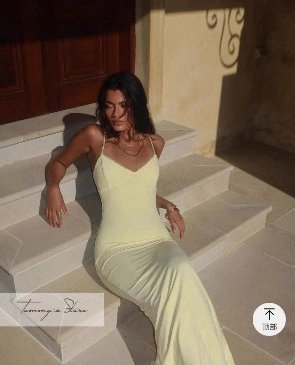 Other Tiger Mist Light Yellow Dress Size M / US 6-8 / IT 42-44 - 1 Thumbnail