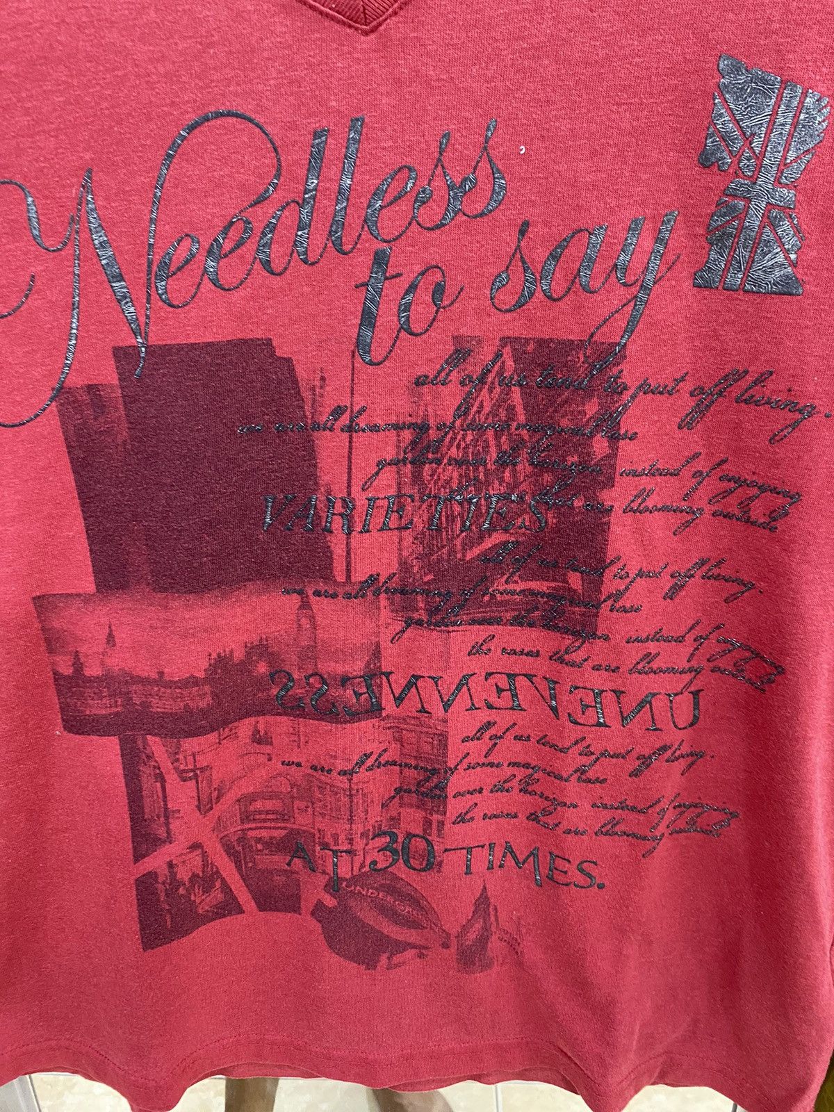 If Six Was Nine Semantic Design Poem Y2K tee Size US L / EU 52-54 / 3 - 2 Thumbnail