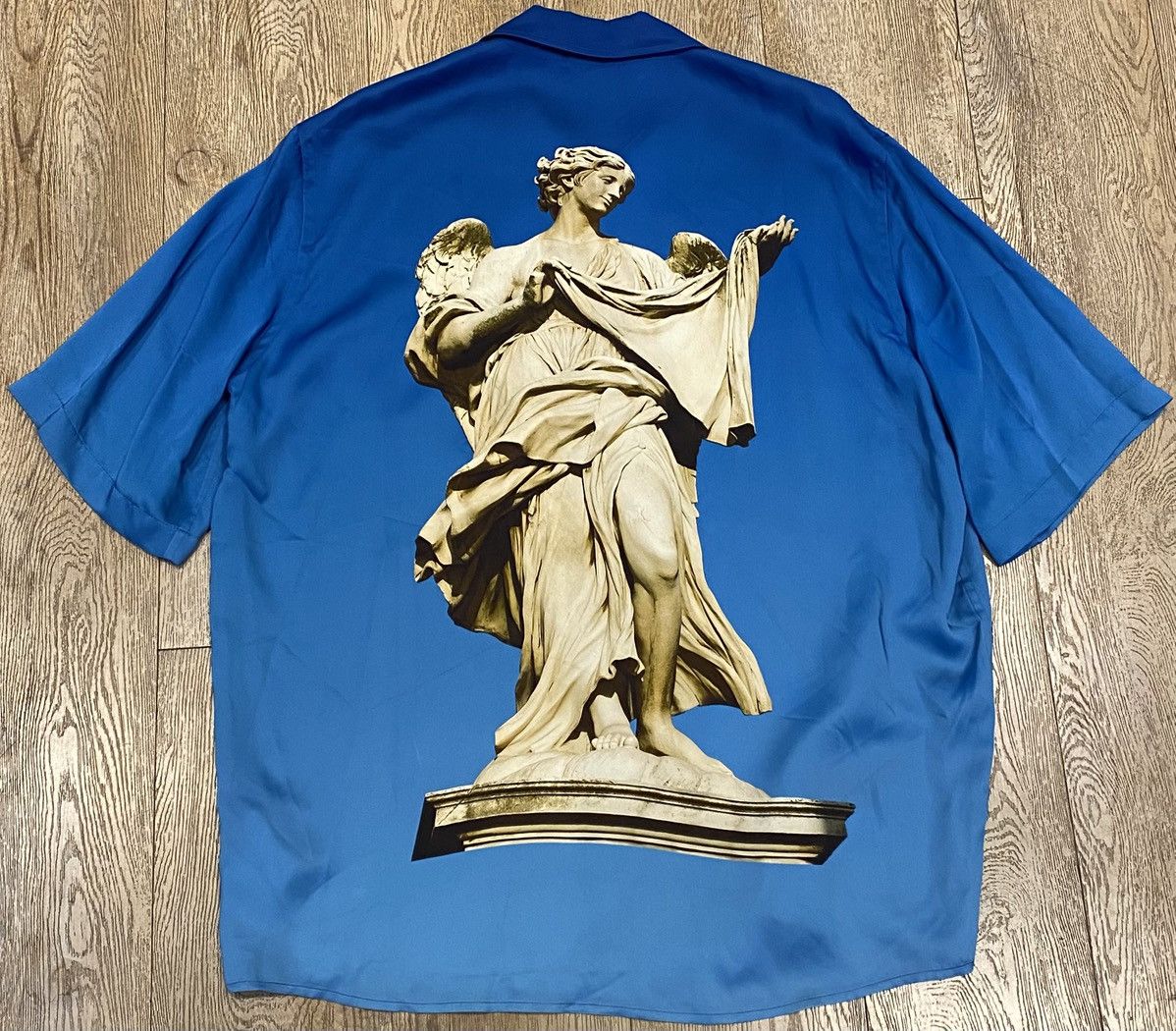 Acne Studios ACNE STUDIOS Statue Print Short Sleeve Button-up Shirt Size US XXL / EU 58 / 5 - 2 Thumbnail
