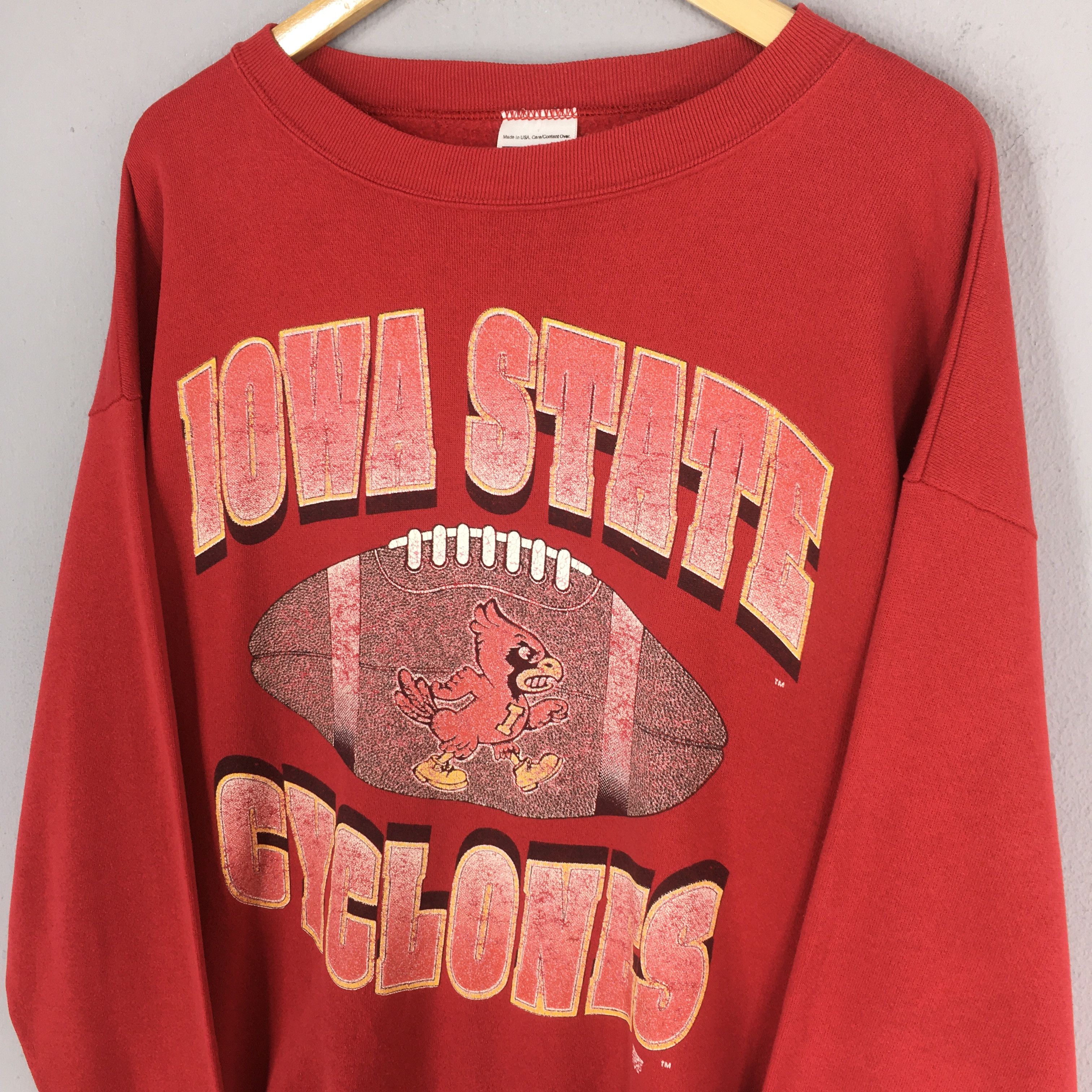 NCAA × Vintage Vintage Iowa State Cyclones NCAA Sweatshirt 2XLarge Size US XXL / EU 58 / 5 - 3 Thumbnail