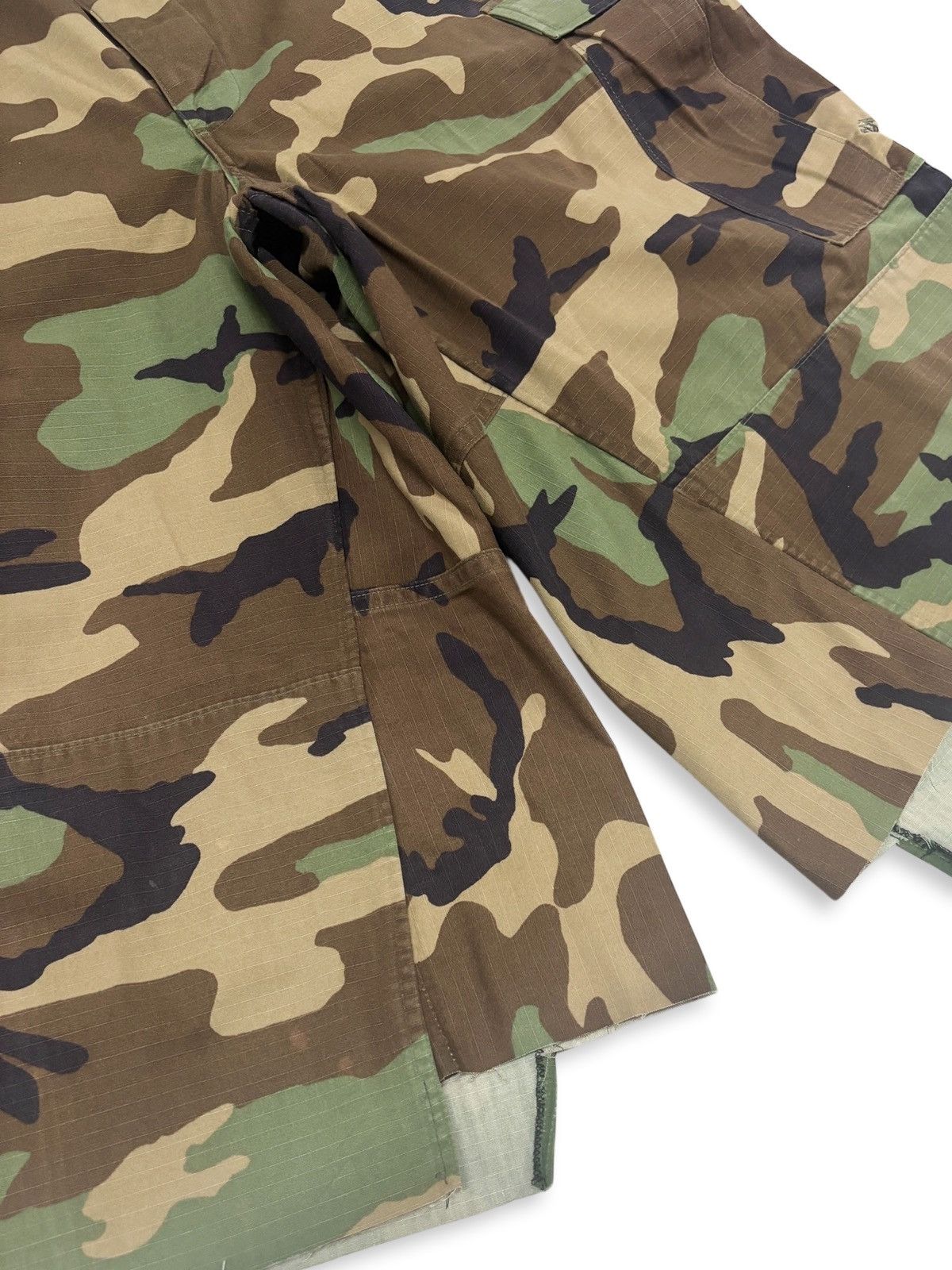 Vintage Woodland BDU Bermuda (Rip Stop) Size US 35 - 5 Thumbnail