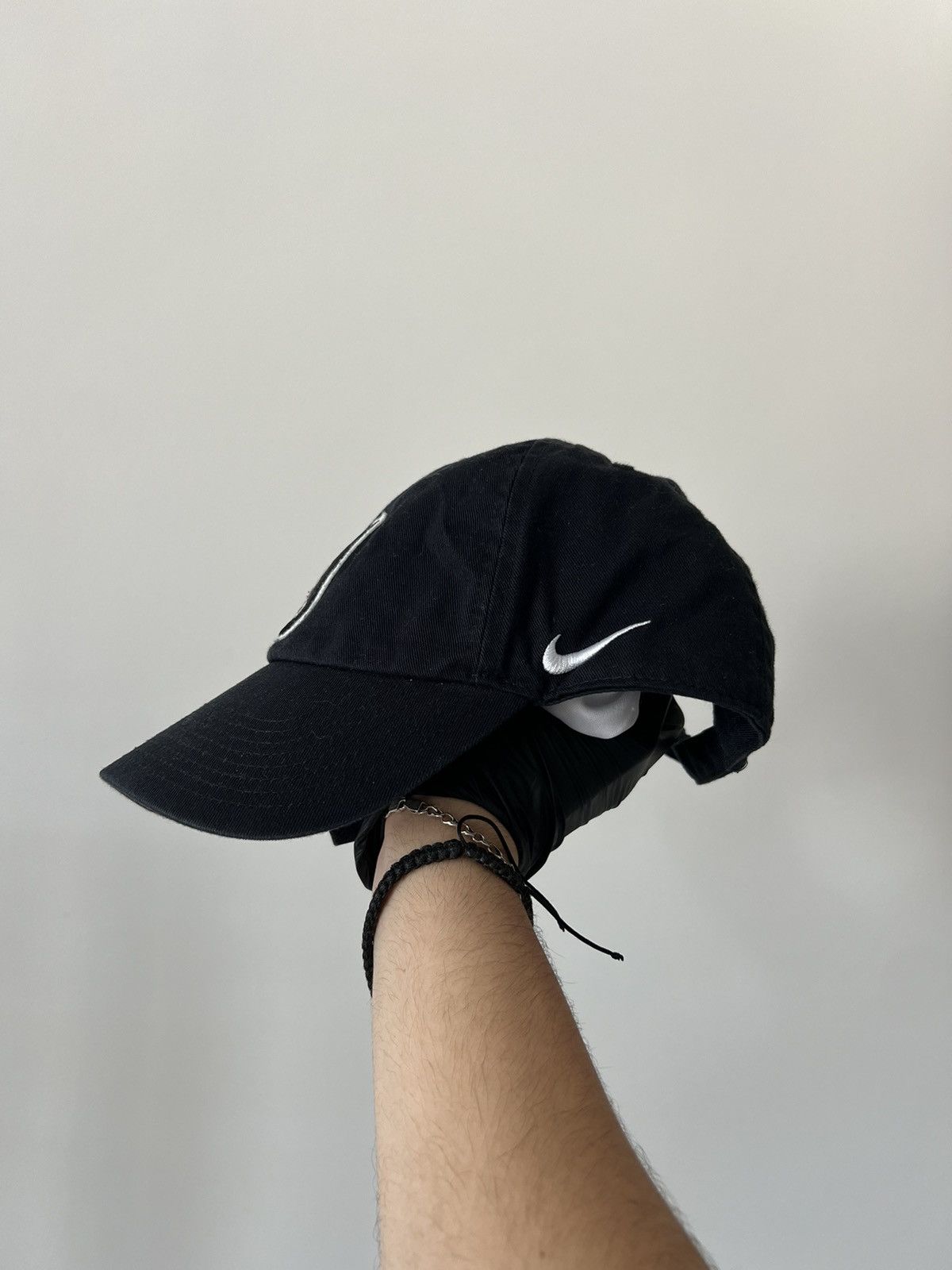 Nike Vintage 2000s Nike Juventus Y2K Black Cap Drill Size ONE SIZE - 6 Thumbnail