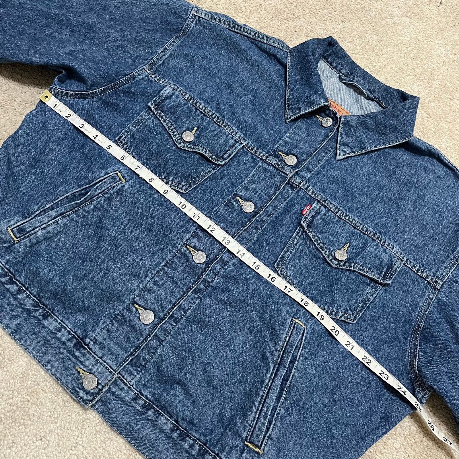 Levi's Vintage Levis Medium Washed Denim Trucker Jacket XL Size US XL / EU 56 / 4 - 5 Thumbnail