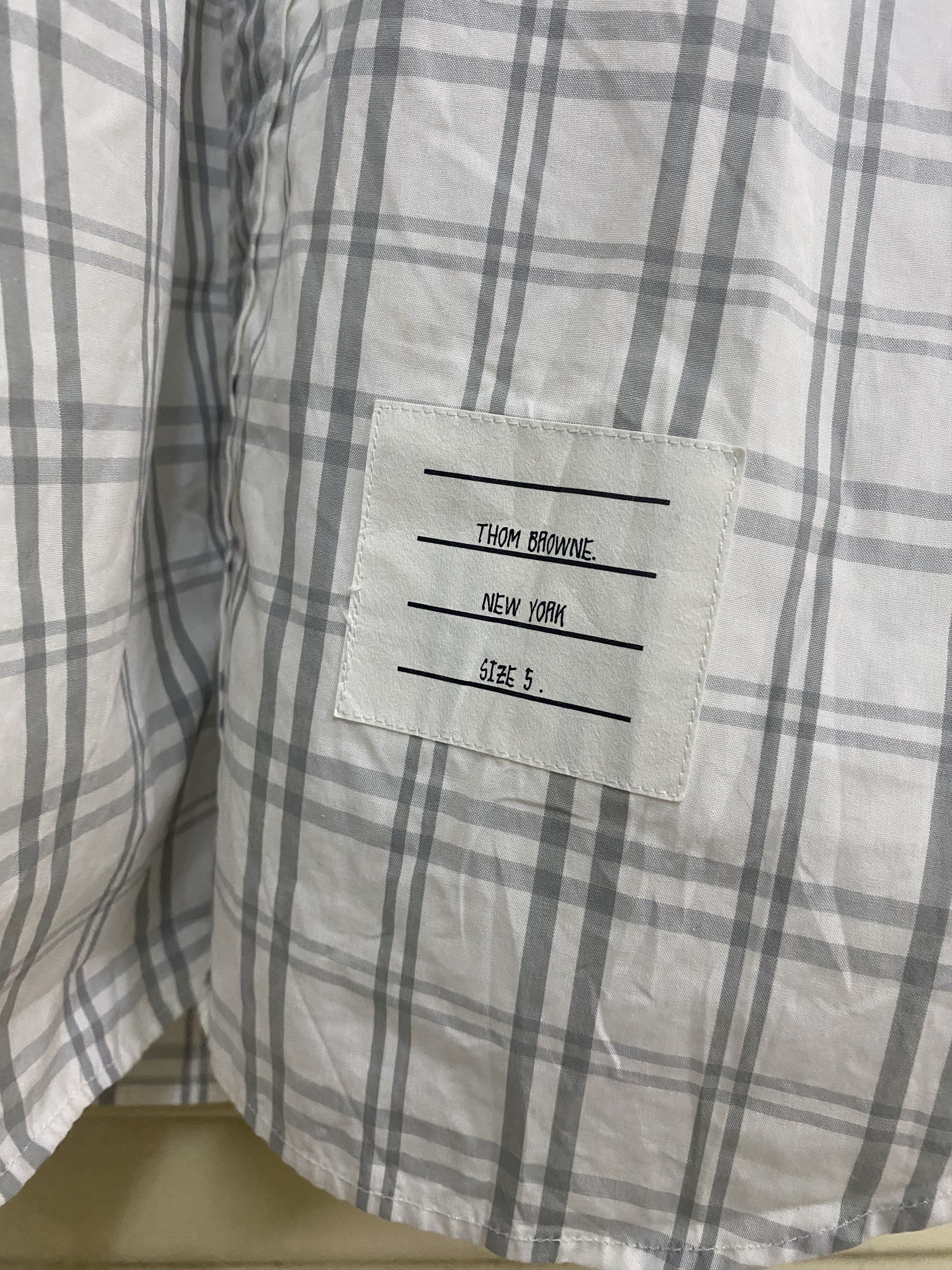 Thom Browne Thom Browne Plaid Button Up Shirt Size US XXL / EU 58 / 5 - 8 Thumbnail