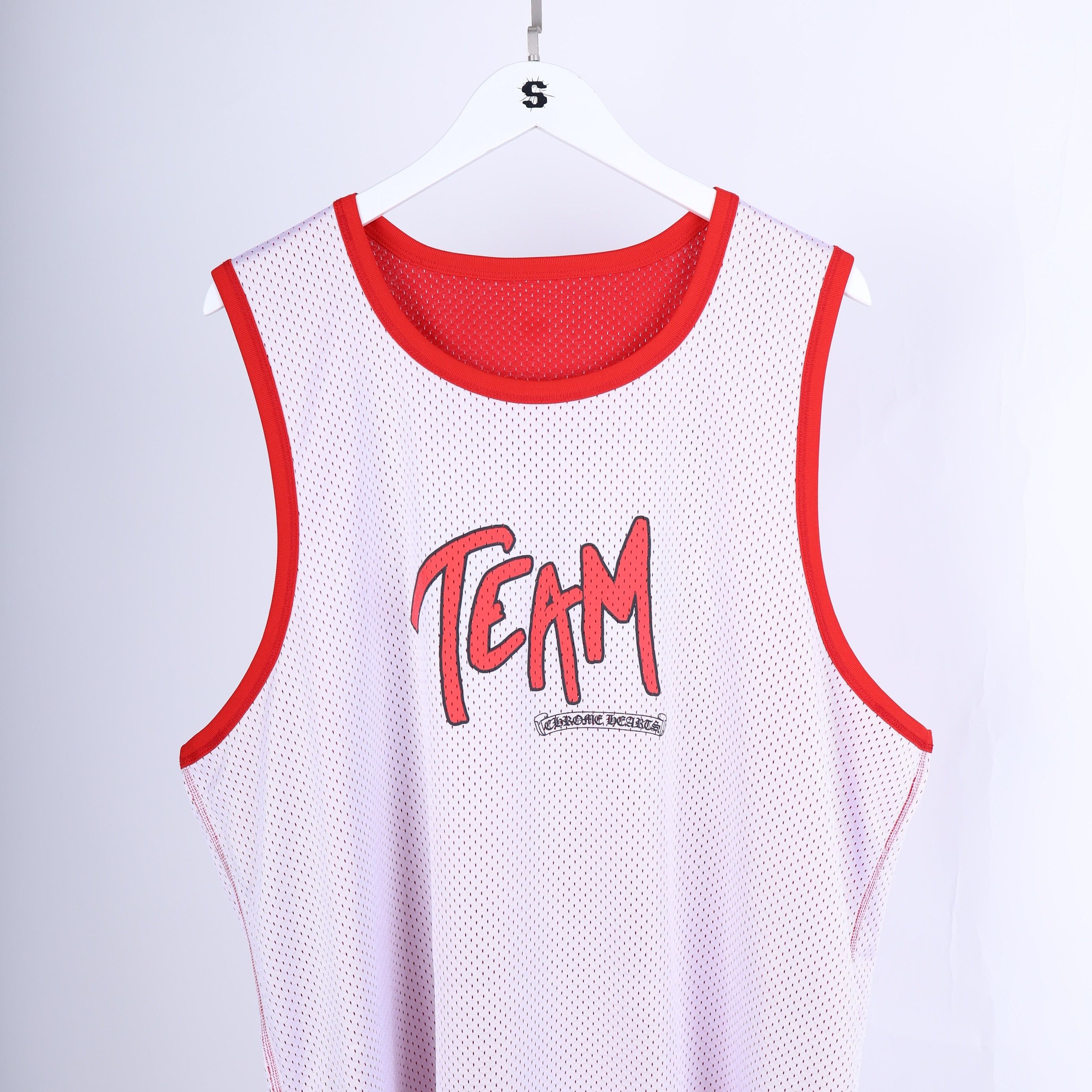 Chrome Hearts RED MESH 'FORM' CH TEAM STADIUM TANK TOP JERSEY MATTY BOY Size US XL / EU 56 / 4 - 10 Thumbnail