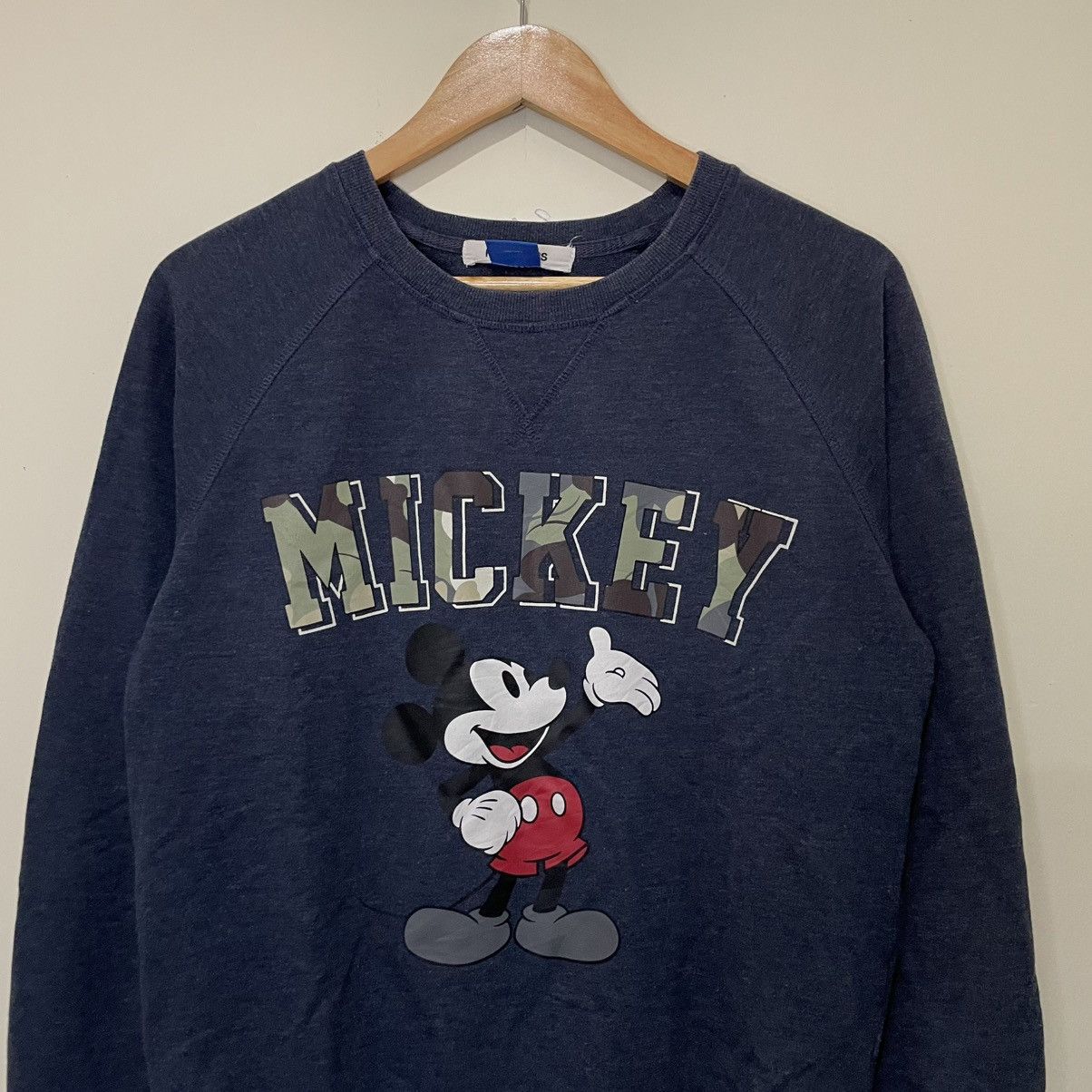 Mickey Mouse Disney Mickey Mouse navy blue graphic print sweatshirt. Size US S / EU 44-46 / 1 - 3 Thumbnail