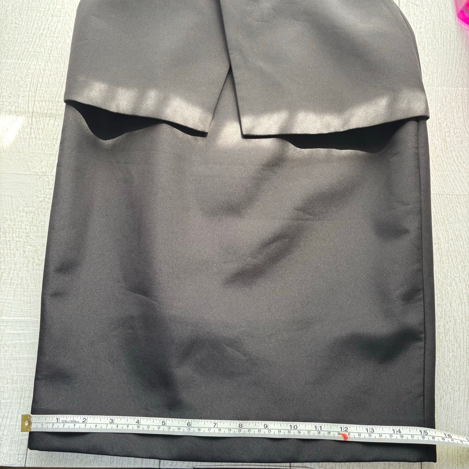 Other Finders Keepers Black Strapless Peplum Pencil Dress Size S Size S / US 4 / IT 40 - 8 Thumbnail