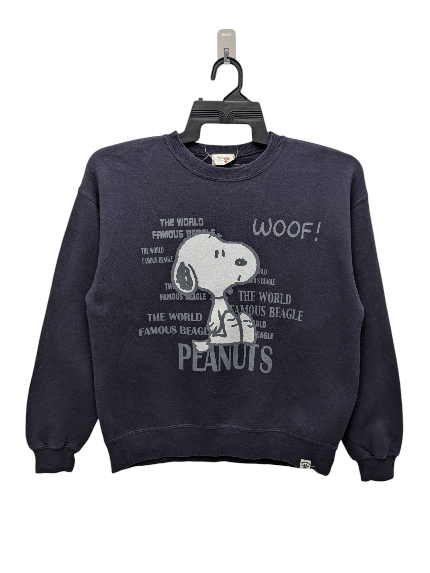 Peanuts Vintage 90s Peanuts Snoopy Navy Blue Crewneck Size US M / EU 48-50 / 2 - 1 Thumbnail
