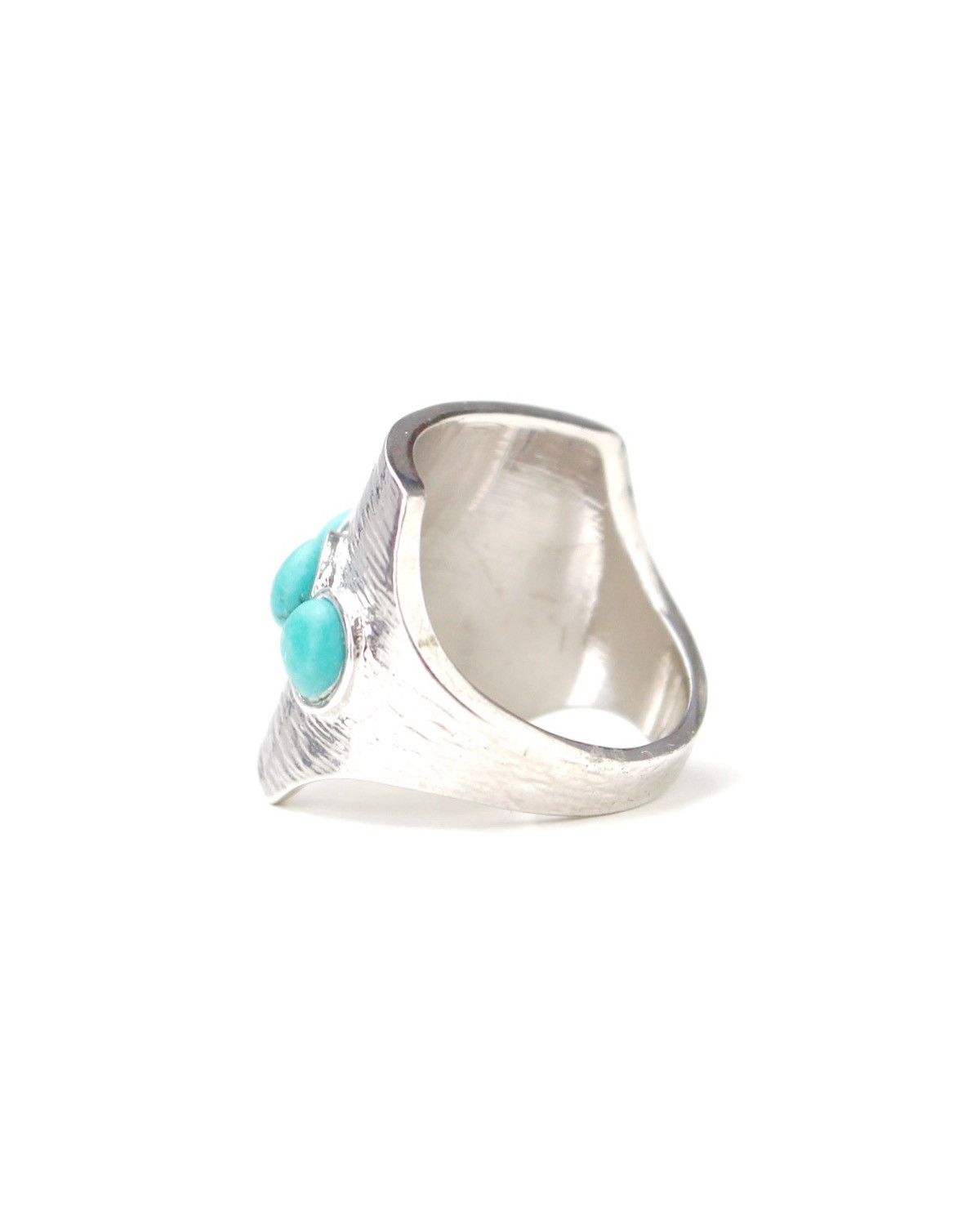 Vintage LIA SOPHIA PUDDLE JUMPER TURQUOISE SILVER-TONE RING Size ONE SIZE - 3 Thumbnail