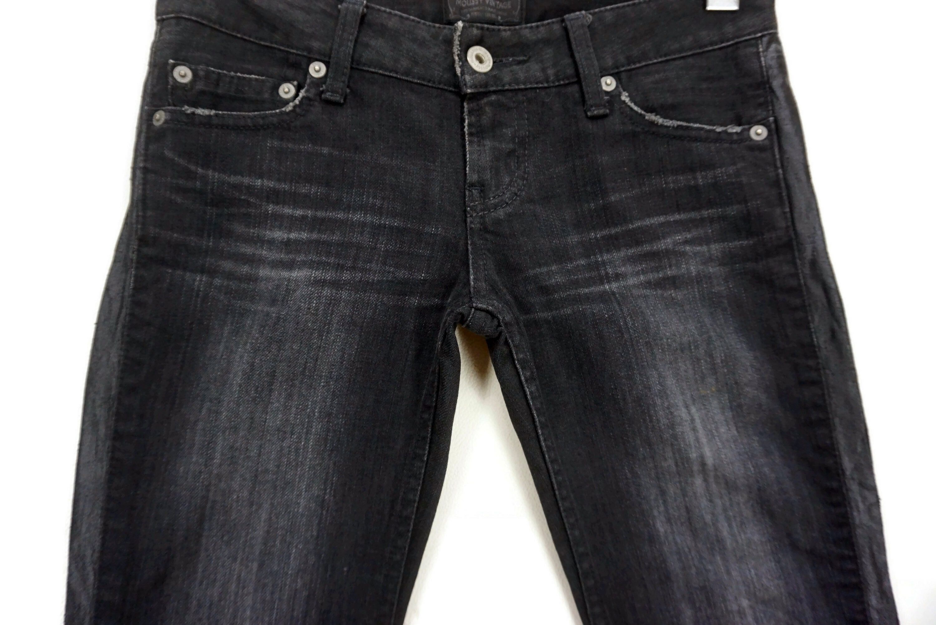 Japanese Brand Moussy Vintage Jeans fit W29xL33 Japanese Low-Rise Skinny Size 25" / US 0 / IT 36 - 6 Thumbnail