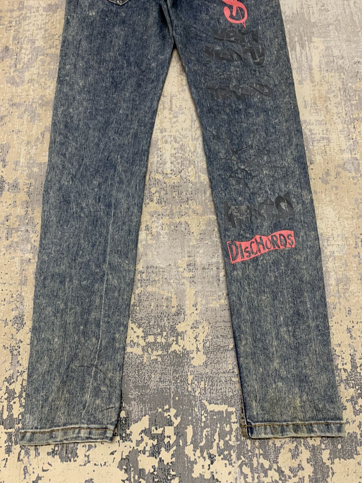 Hysteric Glamour × If Six Was Nine × Seditionaries Seditionaries Acid Wash Jeans Punk Style Jeans 27x29.5 Size 27" / US 4 / IT 40 - 12 Thumbnail