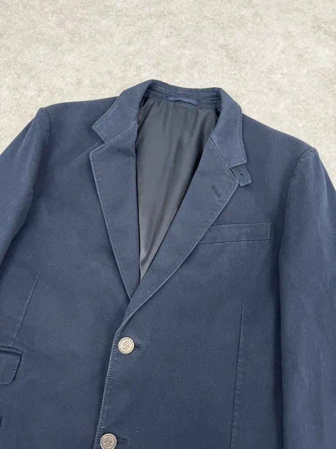 Gucci 2000s Gucci Navy Classy Blazer Jacket Size 42R - 5 Thumbnail