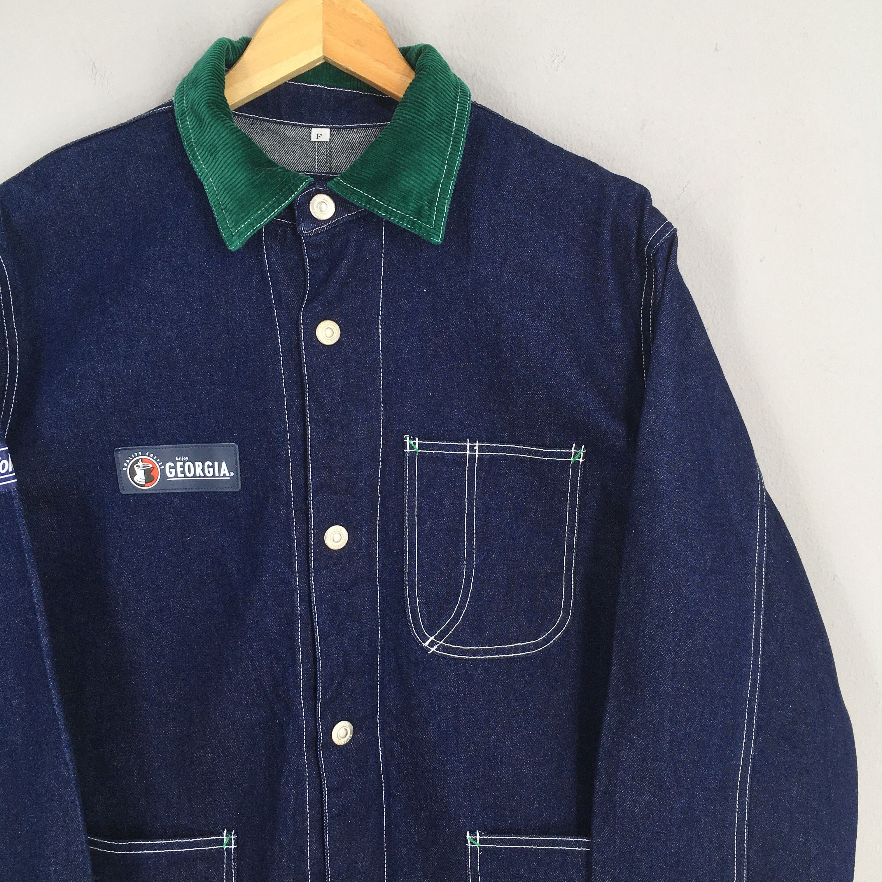 Coleman 1990s Coleman Georgia Chore Denim Workers Jeans Jacket Large Size US L / EU 52-54 / 3 - 2 Thumbnail