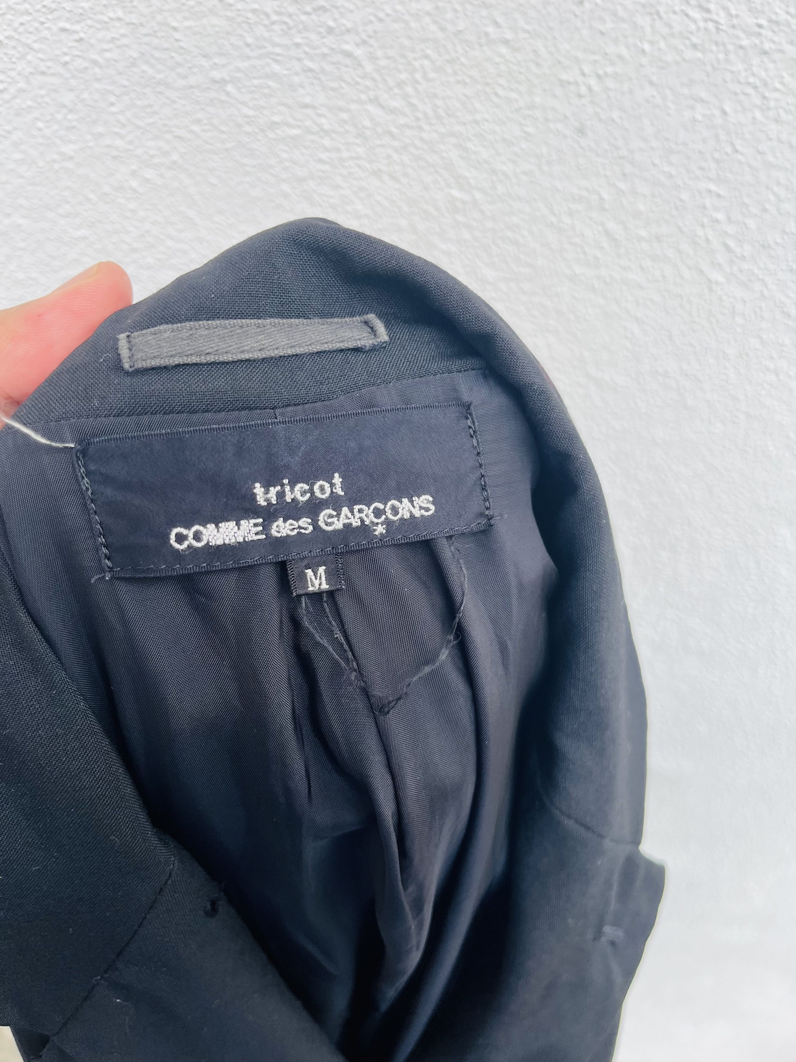 Comme des Garcons × Japanese Brand × Vintage Vintage Comme Des Garcons Tricoat Designer Style Size M / US 6-8 / IT 42-44 - 7 Thumbnail