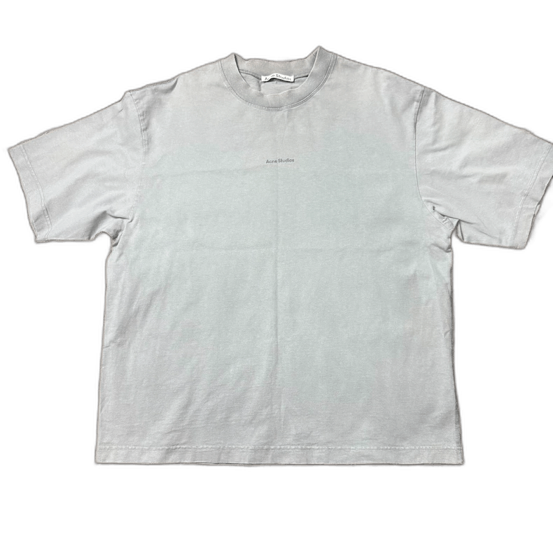 Acne Studios Acne Studios Logo Gray Cotton T-Shirt Size US XXL / EU 58 / 5 - 1 Thumbnail