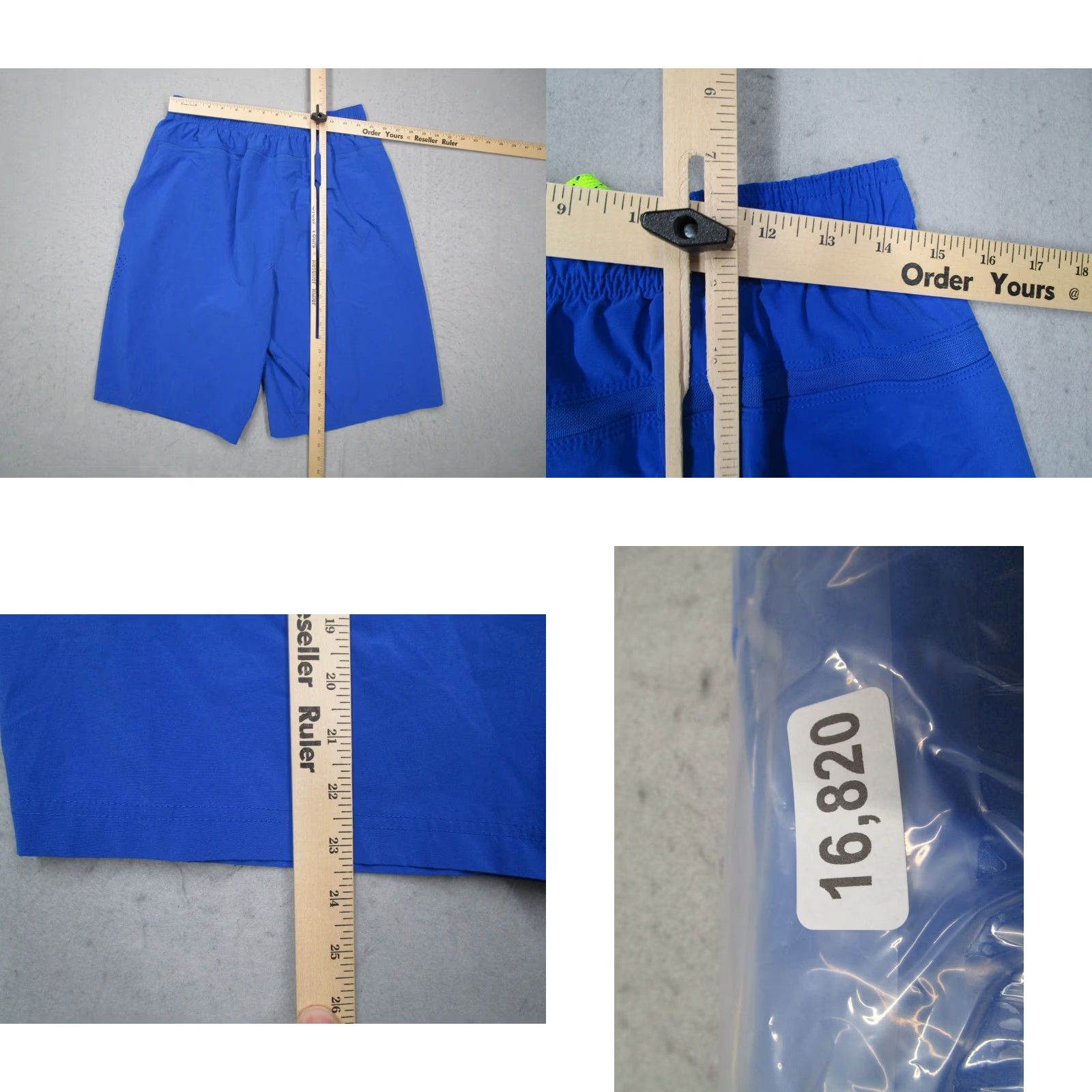 Nike Nike Shorts Mens Large Blue 11" Active Lightweight Drawstring Pockets Polyester Spandex Short Running Beach Sports | Mens | Size L | Blue Size US 33 - 8 Thumbnail