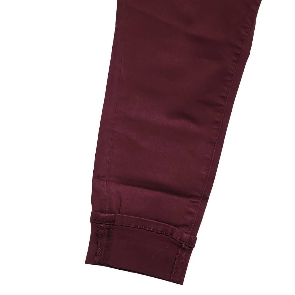 Warpweft Company Warp + Weft Ladies Size 14 Vineyard Wine JFK Capri Denim Jeans Size 36" / US 14 / IT 50 - 4 Thumbnail