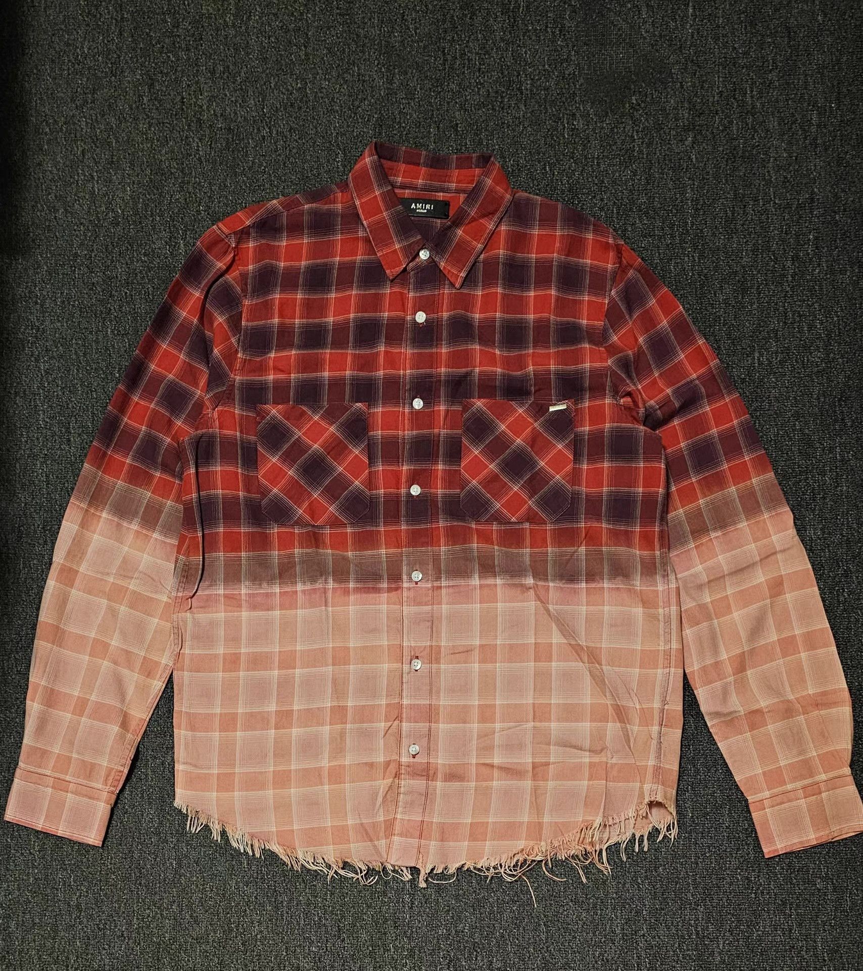 Amiri Amiri red plaid shirt, Size US M / EU 48-50 / 2 - 1 Thumbnail