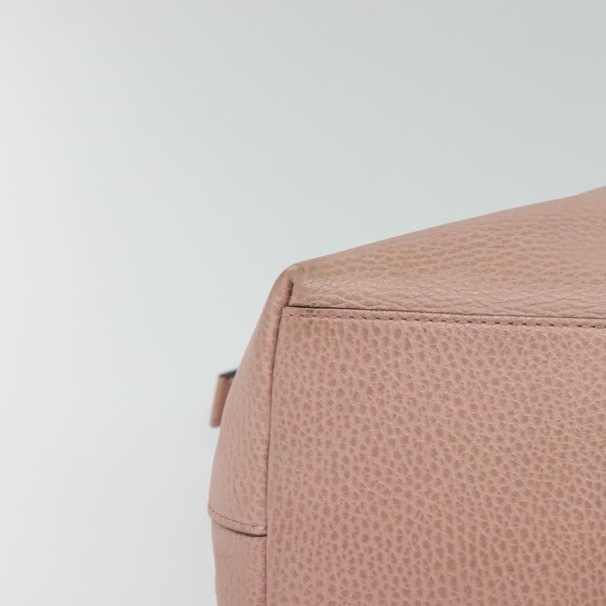 Gucci GUCCI Hand Bag Leather Outlet Pink Gold Size ONE SIZE - 10 Thumbnail
