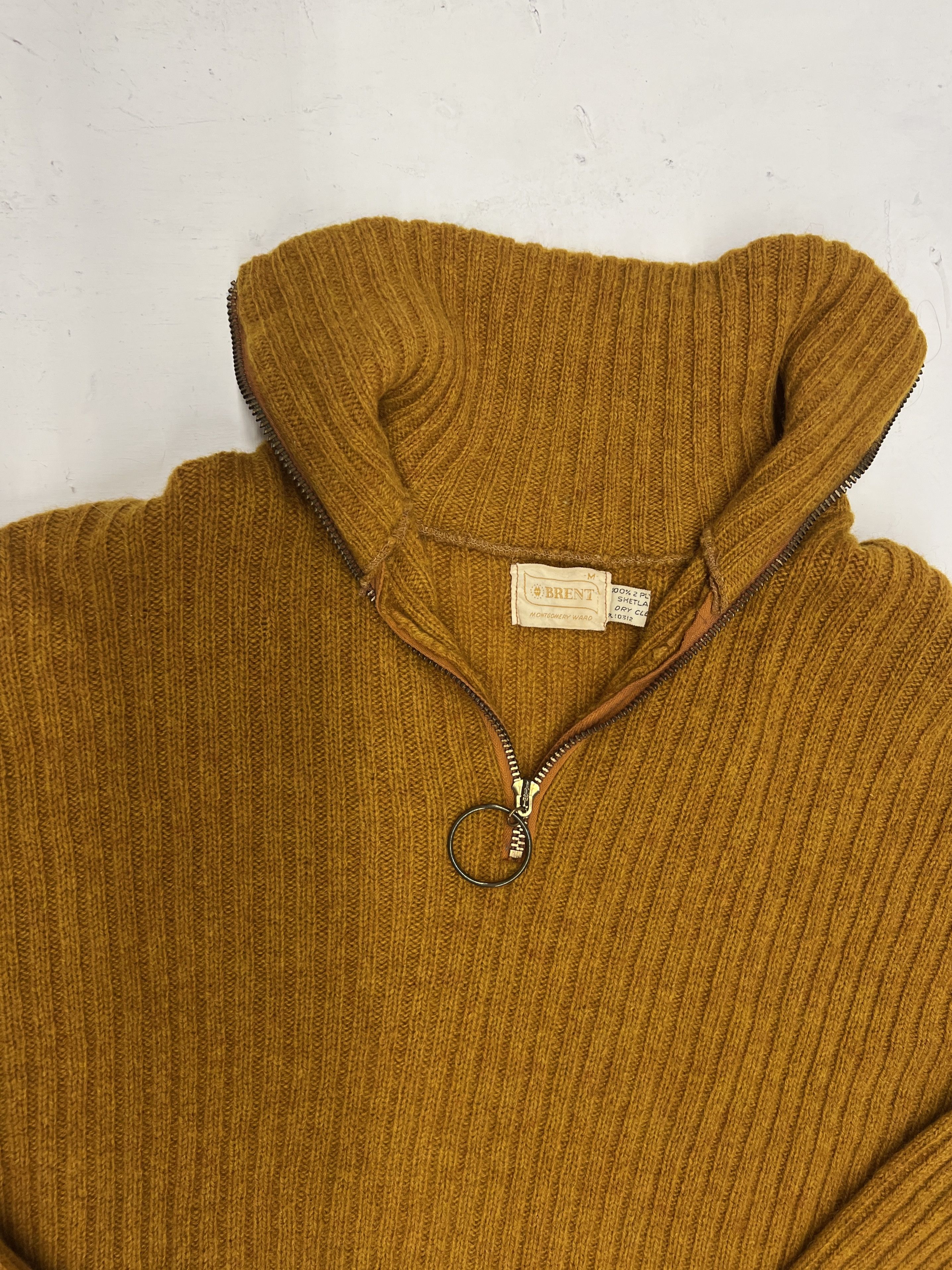 Other Brent Montgomery Ward Shetland Wool Half-Zip Size US S / EU 44-46 / 1 - 2 Thumbnail