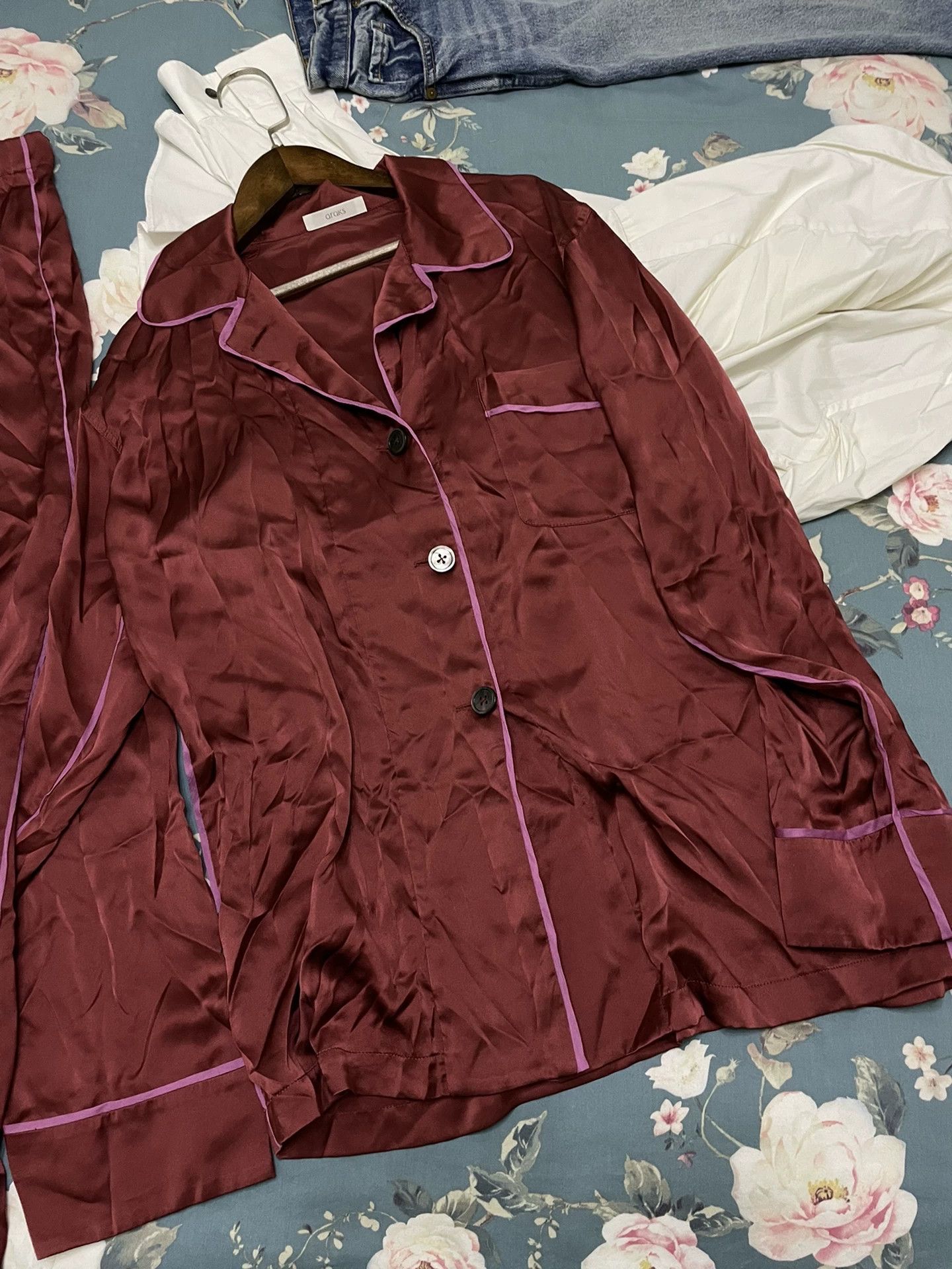 ARQ Araks Silk Loungewear Set, Gently Used Size 30" / US 8 / IT 44 - 1 Thumbnail