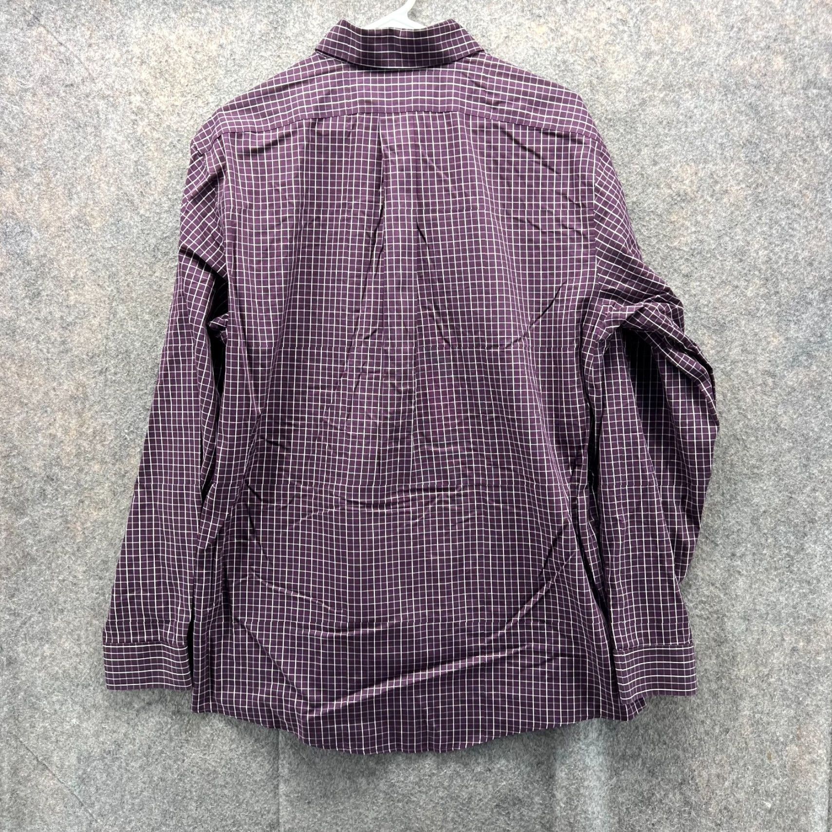 Eddie Bauer VINTAGE Eddie Bauer Shirt Men Medium Check Purple Button-Down Preppy Windowpane Size US M / EU 48-50 / 2 - 2 Thumbnail