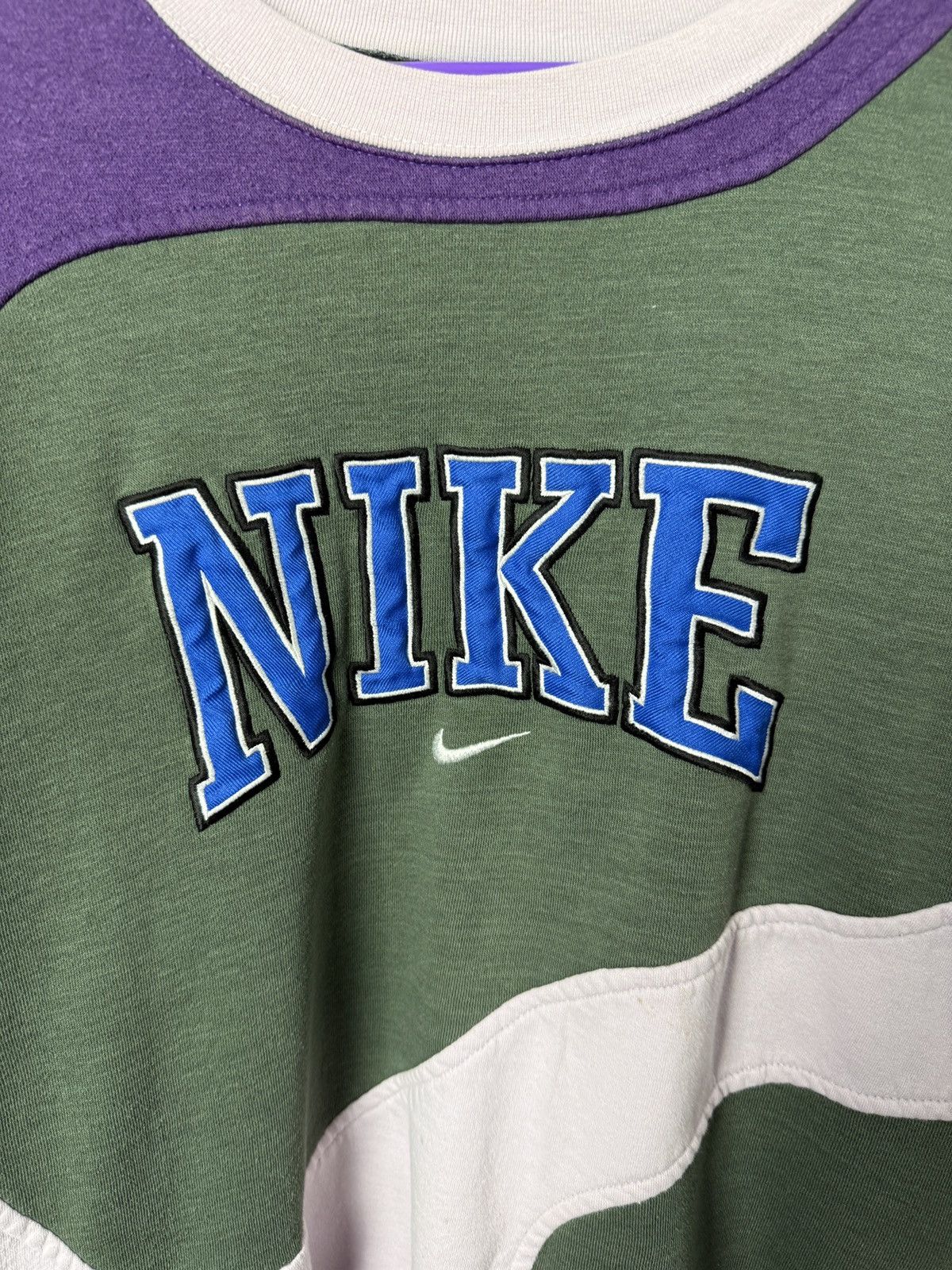 Nike Nike Vintage Custom Crewneck Sweatshirt Swoosh Size US XL / EU 56 / 4 - 4 Thumbnail