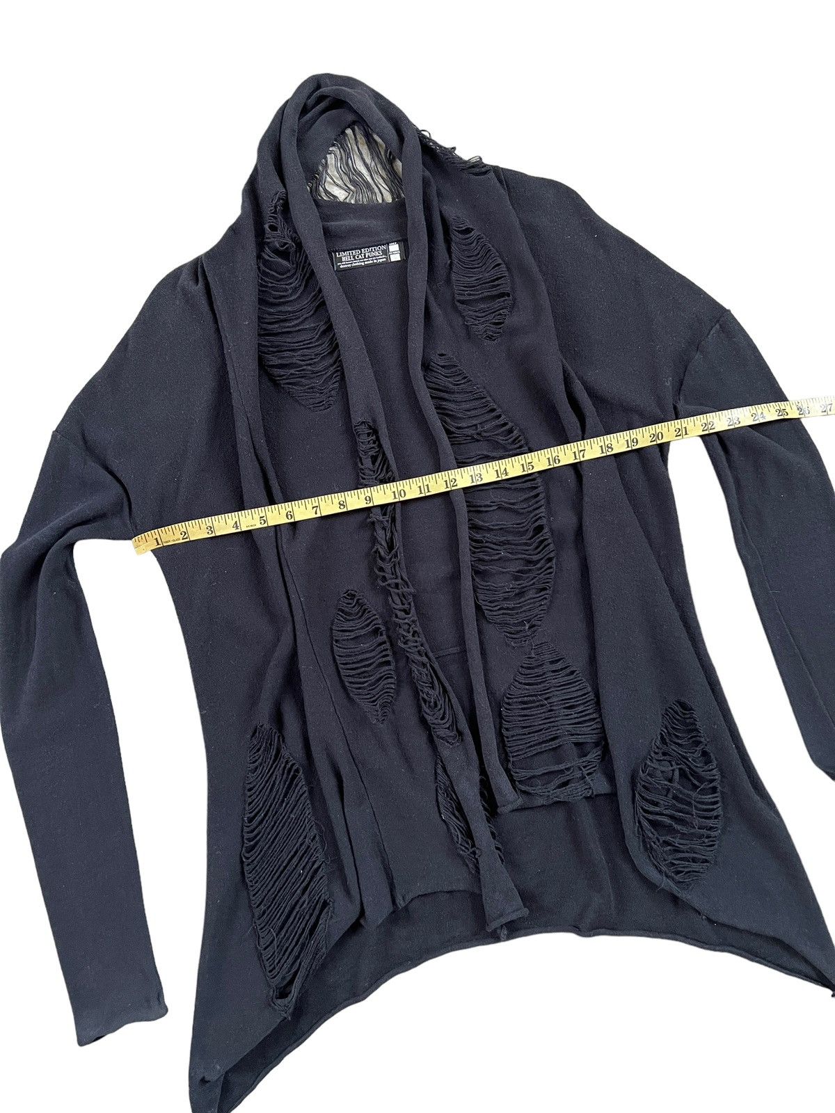 Seditionaries Hell Cat Punks Distressed Goth Cardigan Undercover Size US M / EU 48-50 / 2 - 7 Thumbnail