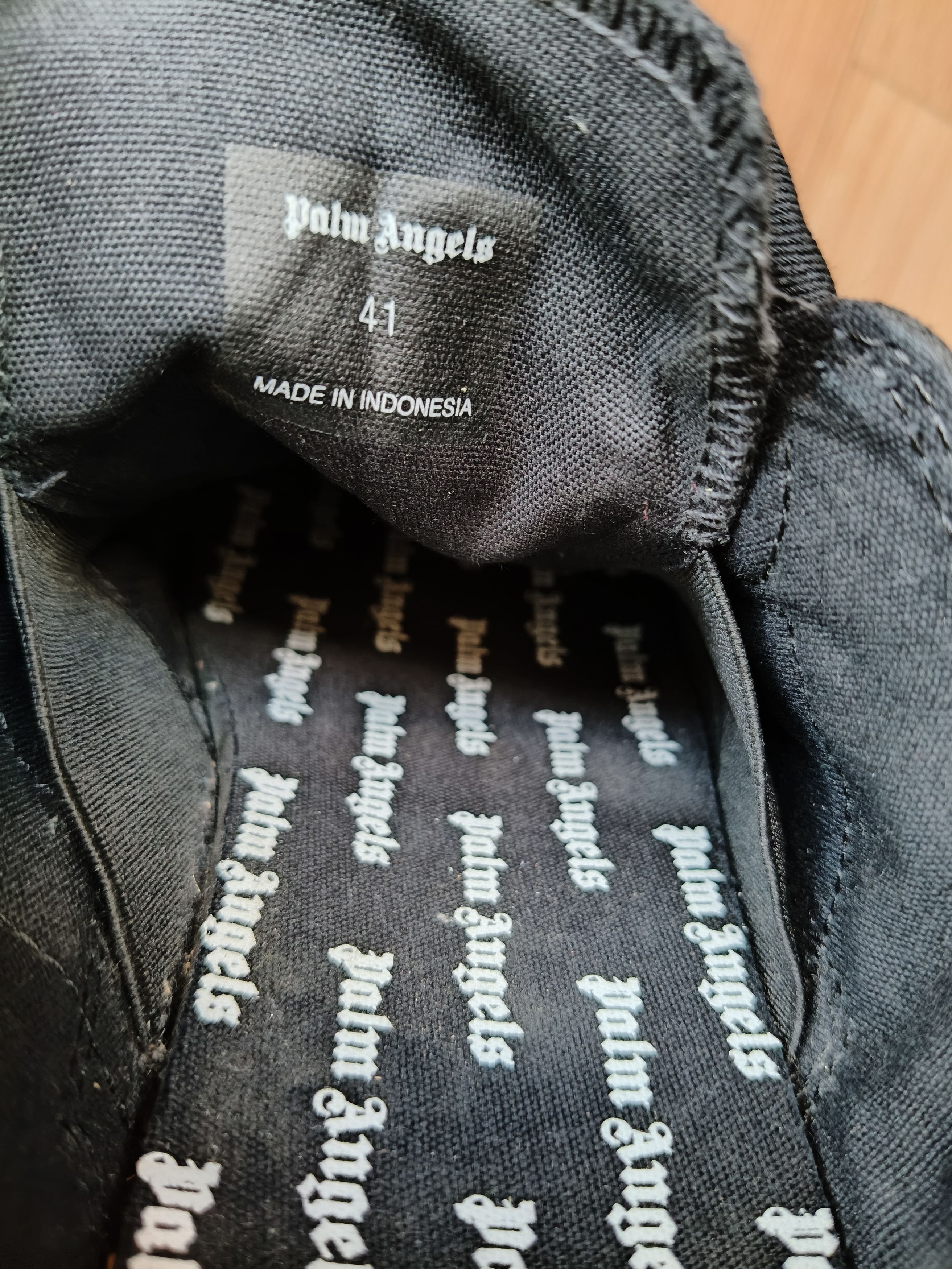 Palm Angels Black velcro vulcanised sneakers Size US 8 / EU 41 - 14 Thumbnail