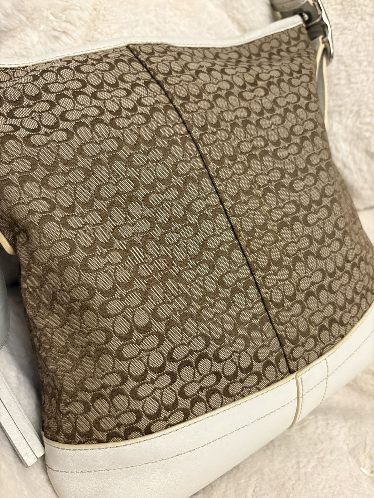Coach vintage coach brown and white crossbody Size ONE SIZE - 2 Thumbnail