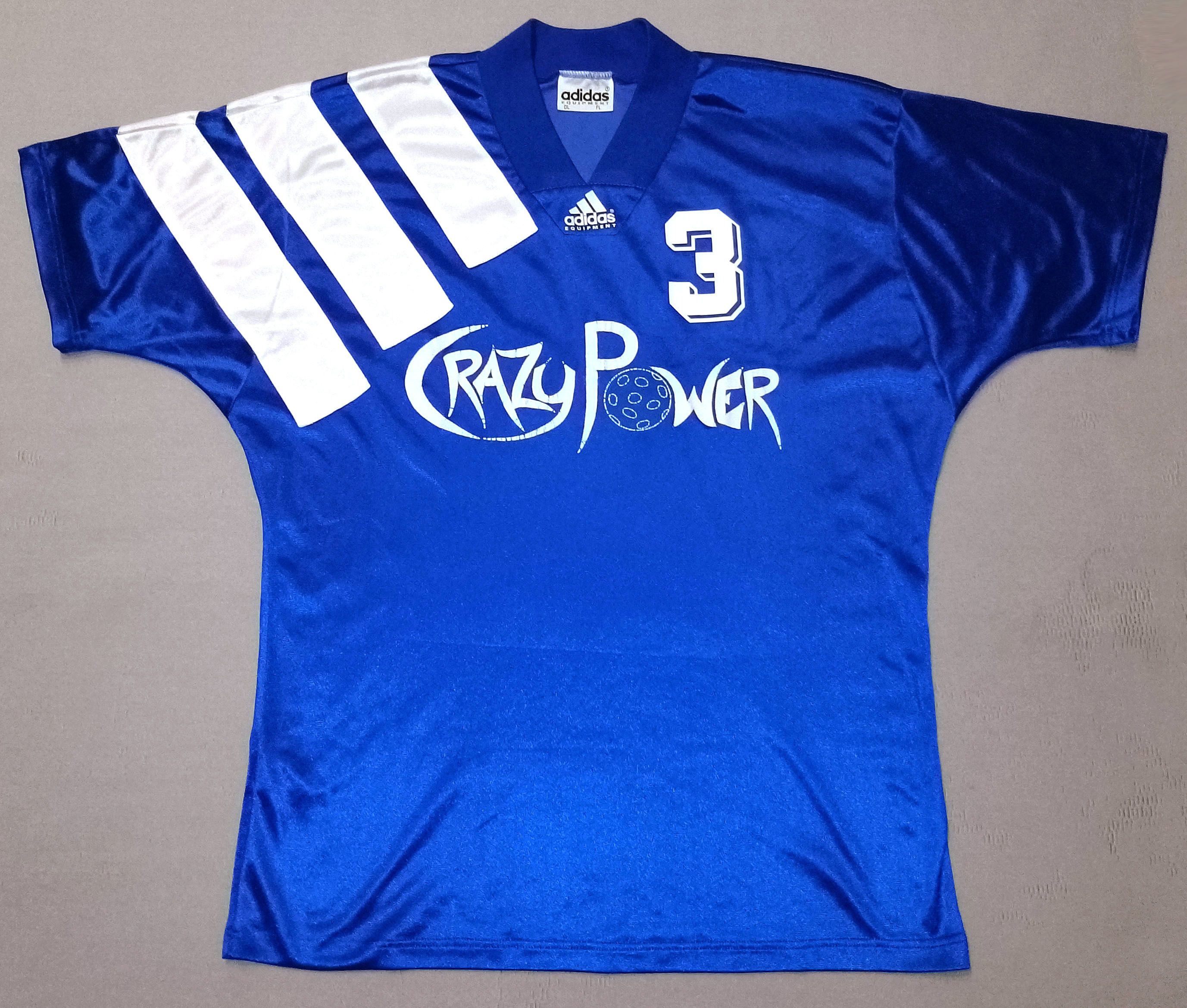 Adidas 1990s Adidas Equipment Football Jersey #3 France Size L Size US L / EU 52-54 / 3 - 1 Thumbnail