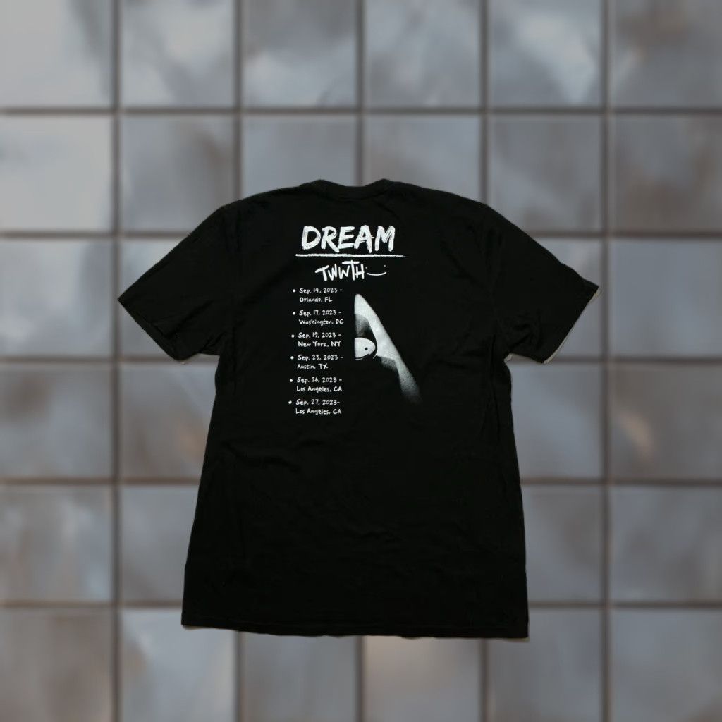 Vintage VINTAGE Dream Dreamwastaken TWWTH Subscriber 2023 Tour Black Graphic S/S T-Shirt L Mens Size US L / EU 52-54 / 3 - 1 Thumbnail