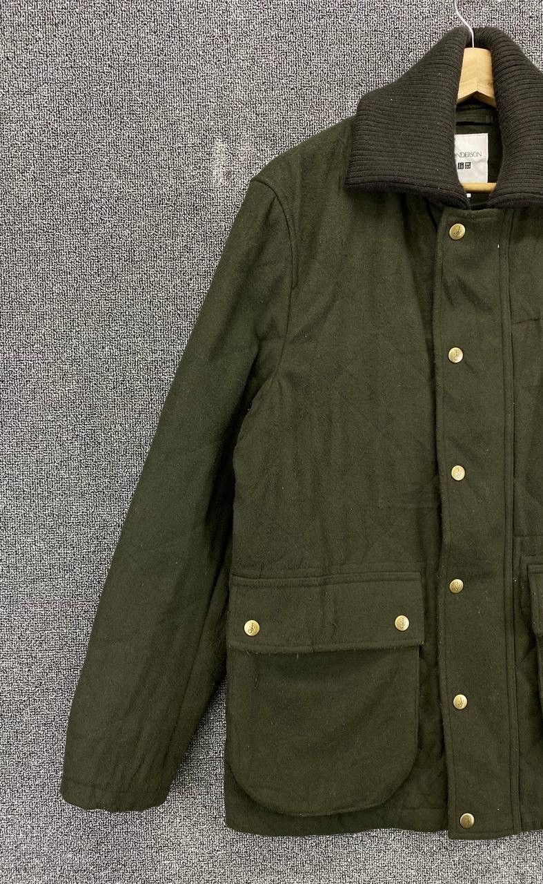 JW Anderson × Uniqlo J.W.Anderson x Uniqlo Green Army Quilted Wool Jacket Size US M / EU 48-50 / 2 - 3 Thumbnail