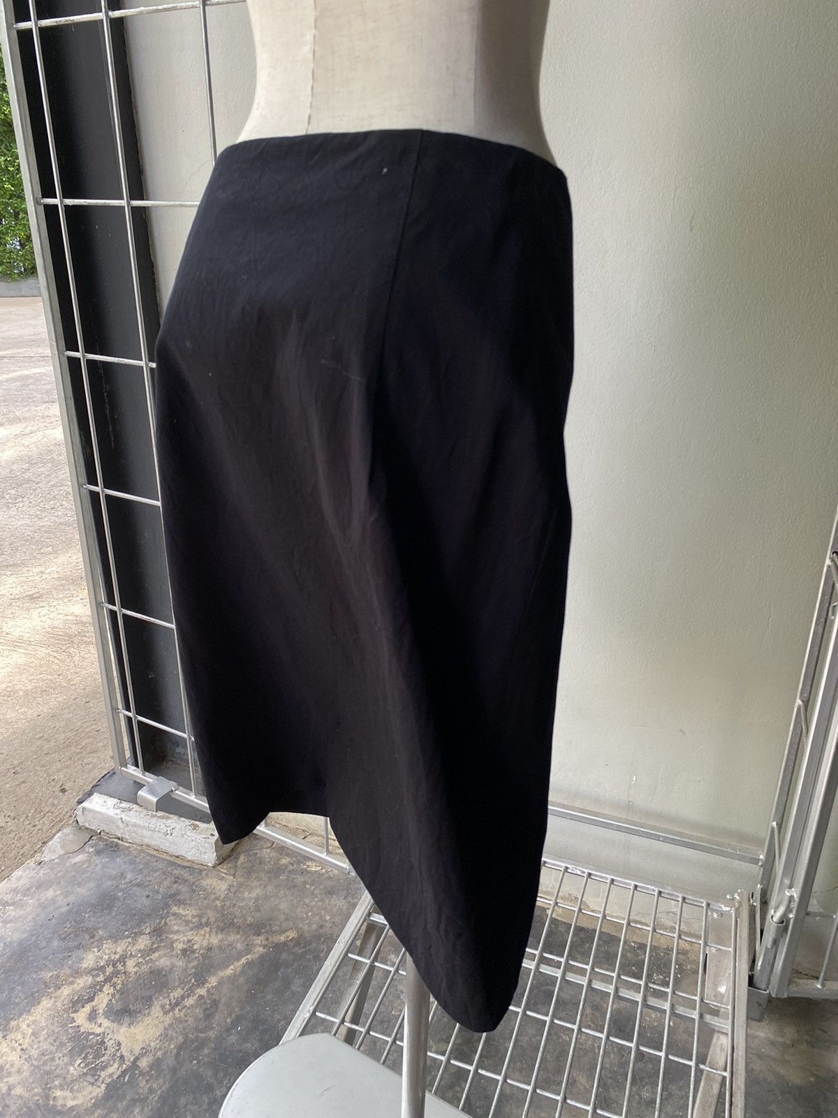 Jil Sander JILSANDER black midi skirt Size 26" / US 2 / IT 38 - 3 Thumbnail