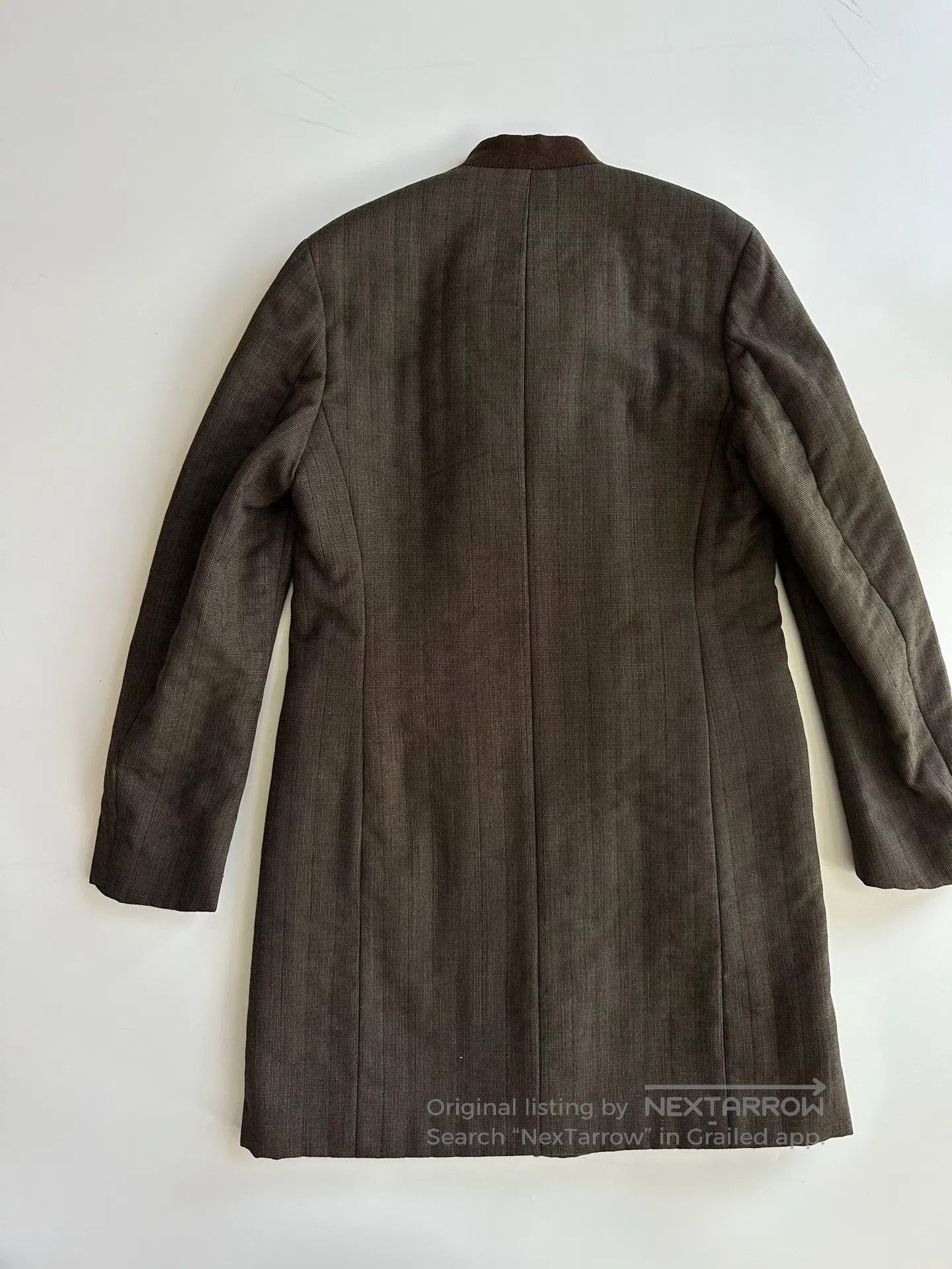 Dries Van Noten DRIES VAN NOTEN Leica-style collarless coat| Size US S / EU 44-46 / 1 - 7 Thumbnail