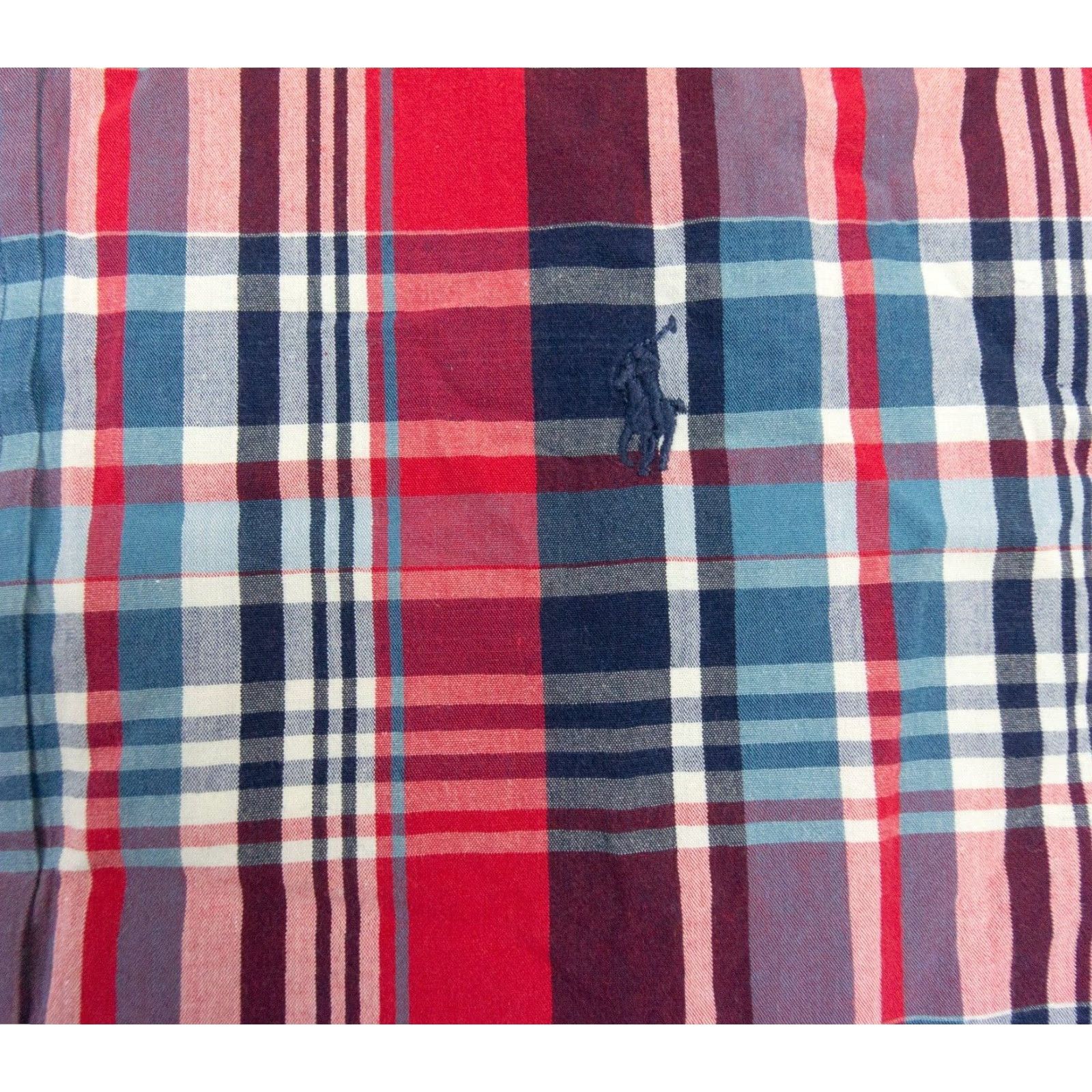 Ralph Lauren Ralph Lauren Button-Down Shirt Men XL Red Check Plaid Custom Fit Long Sleeve Button-Up Shirt - Preppy Style, Men’s XL Red Polo DLX? Size US XL / EU 56 / 4 - 3 Thumbnail