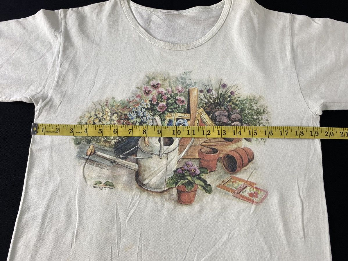 Impulse 90s Cols, OH Impulse Wear Wild Flower Floral Graphic Tee Size M / US 6-8 / IT 42-44 - 8 Thumbnail