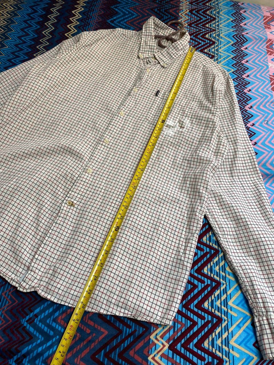 Barbour × Vintage Barbour Vintage Mens Tattersall Flannel Check Shirt Size US L / EU 52-54 / 3 - 8 Thumbnail