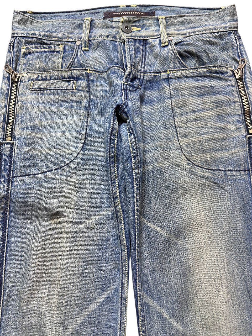 20471120 Vintage Yanuk Flare Mudwash Grunge Punk Denim Size US 31 - 2 Thumbnail
