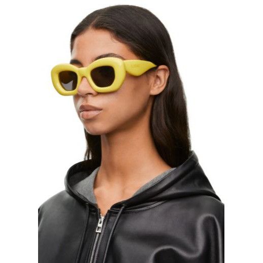 Loewe NEW LW40117I 39A LOEWE SUNGLASSES, UNISEX YELLOW  display picture 1