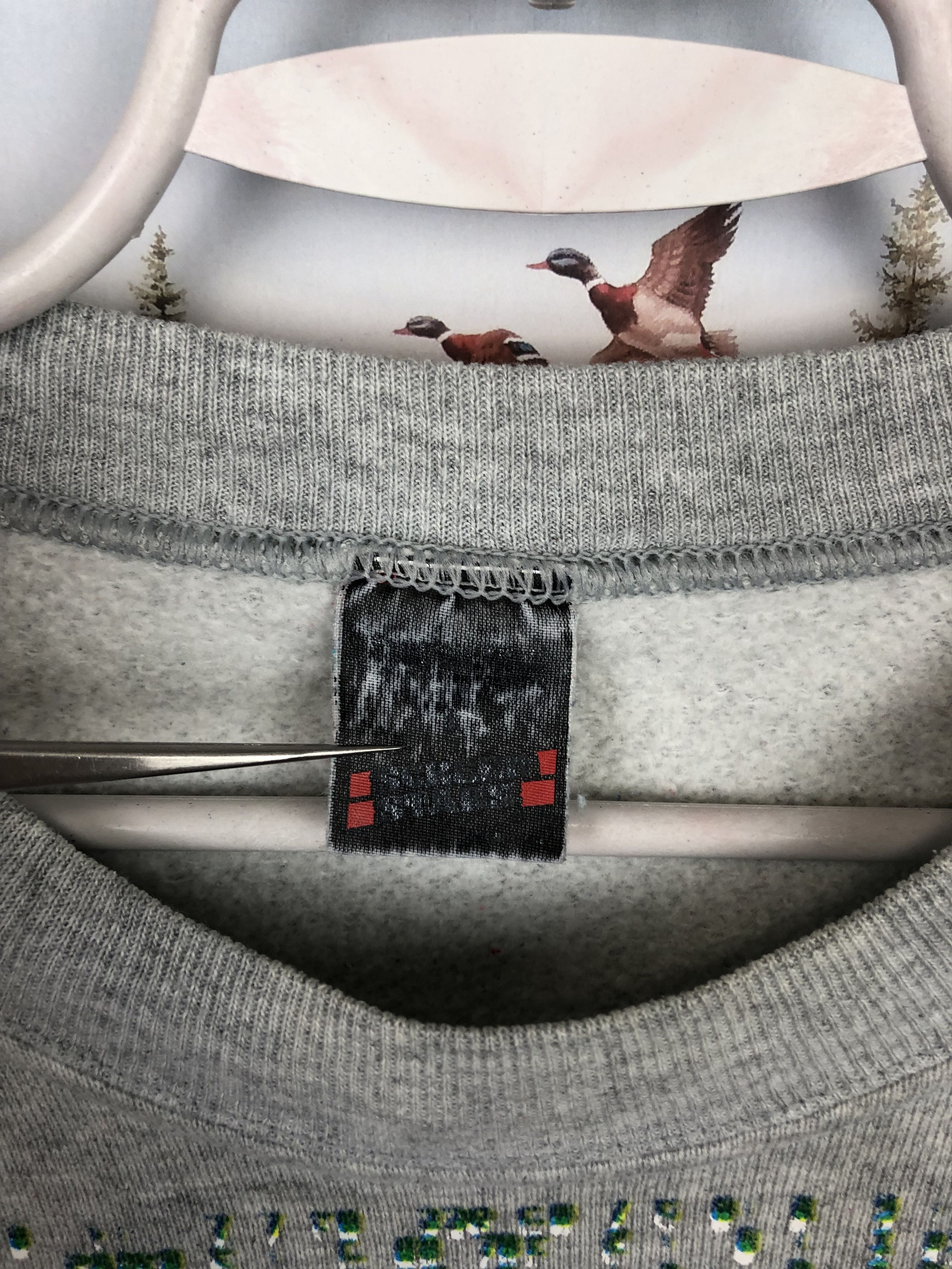 Vintage Vintage 90s Matrix Movie Over Print Sweatshirt Rare Crewneck Size US L / EU 52-54 / 3 - 5 Thumbnail