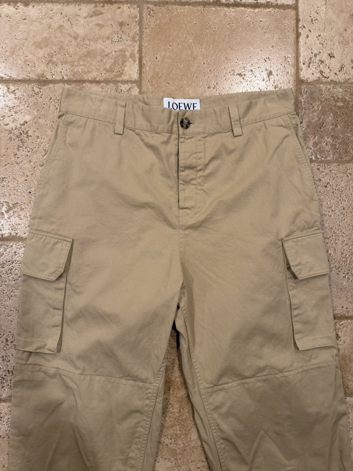 Loewe Loewe Khaki Cargo Tan Trouser Pants Size US 34 / EU 50 - 5 Thumbnail