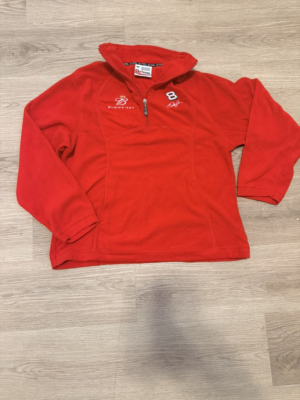 NASCAR Budweiser Dale Jr. racing fleece pullover Size US S / EU 44-46 / 1 - 1 Thumbnail