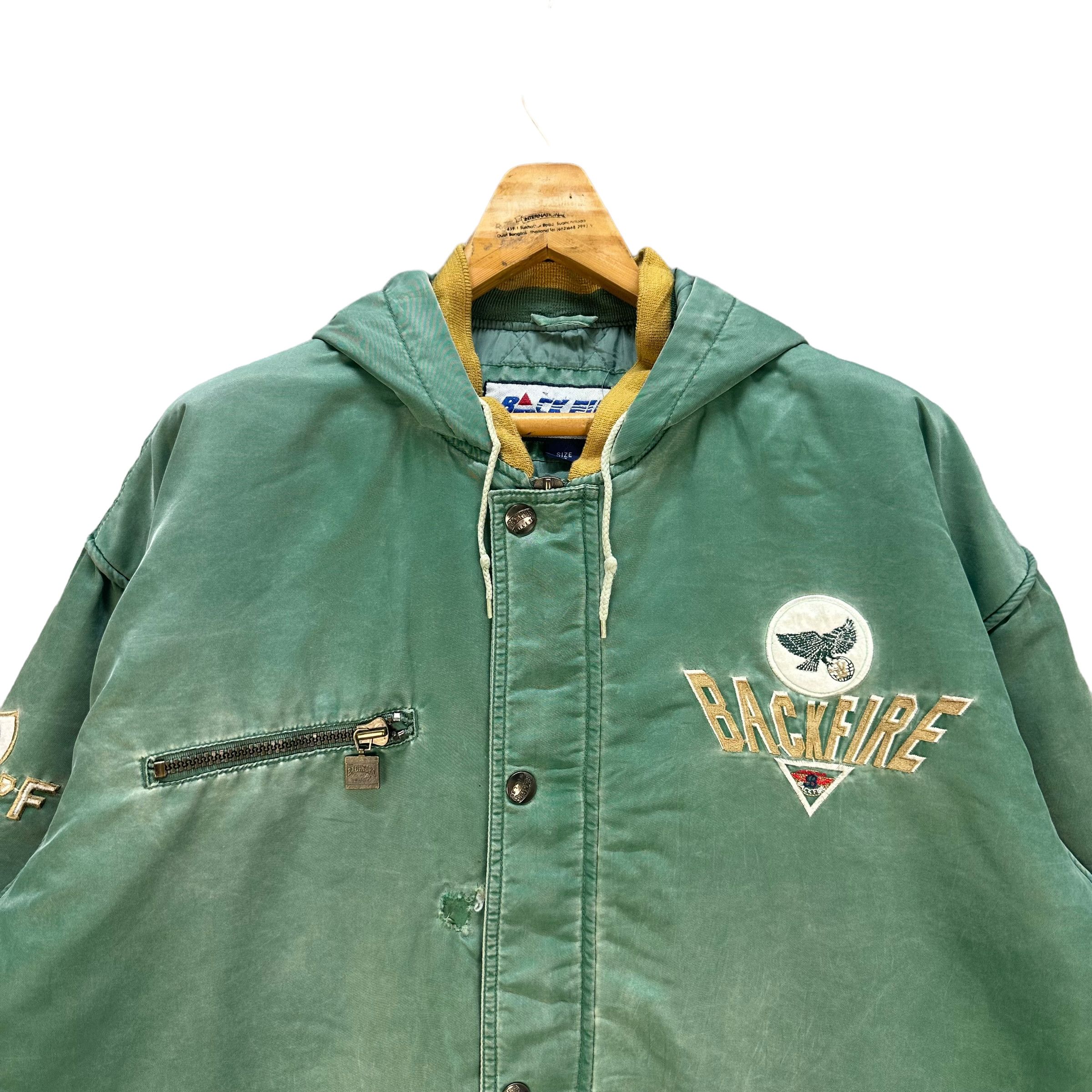 Vintage BACK FIRE STRIKE TEAM LINE BLUE BOWL PARKA #8116-202 Size US L / EU 52-54 / 3 - 4 Thumbnail