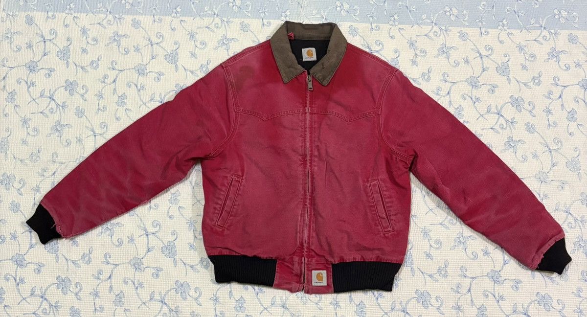 Carhartt Carhartt Detroit Corduroy Collar Zipper Workwear Jacket Size US L / EU 52-54 / 3 - 1 Thumbnail