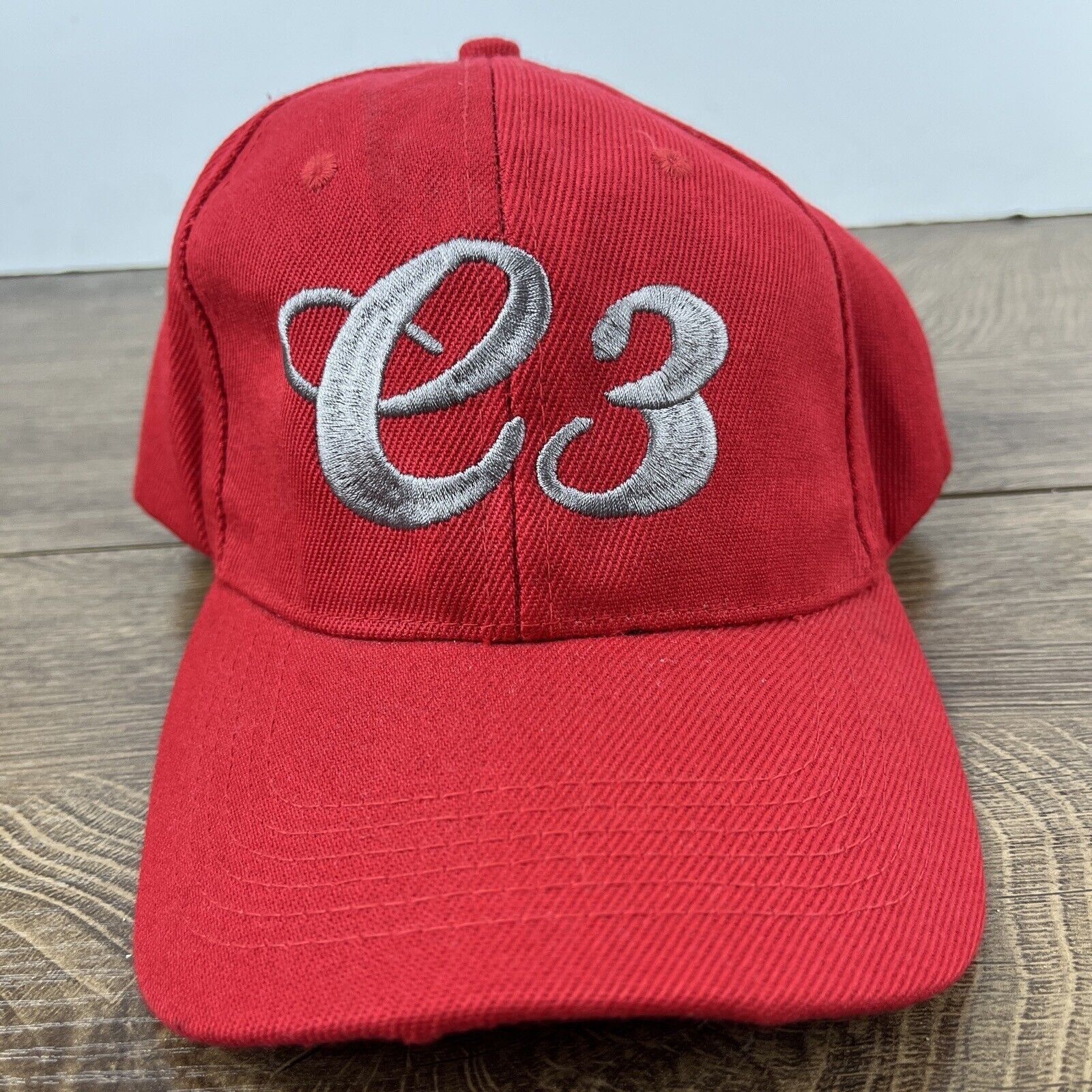 Other E3 Hat e3 Hat Red Adjustable Hat Adult Size Hat Red Cap Size ONE SIZE - 5 Thumbnail