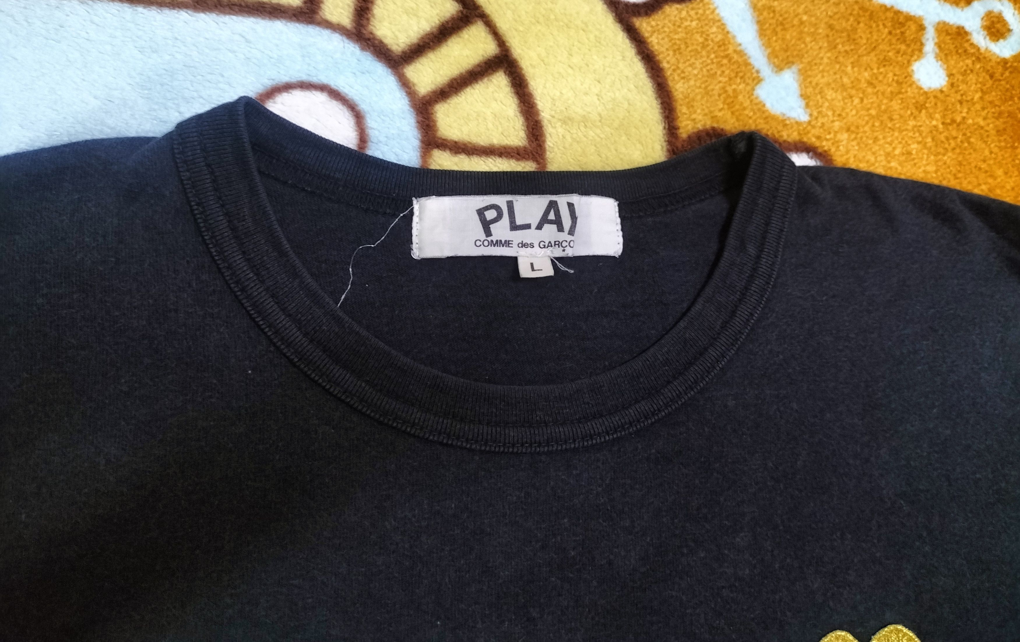 Comme des Garcons Comme des garcons play gold logo Size L / US 10 / IT 46 - 3 Thumbnail