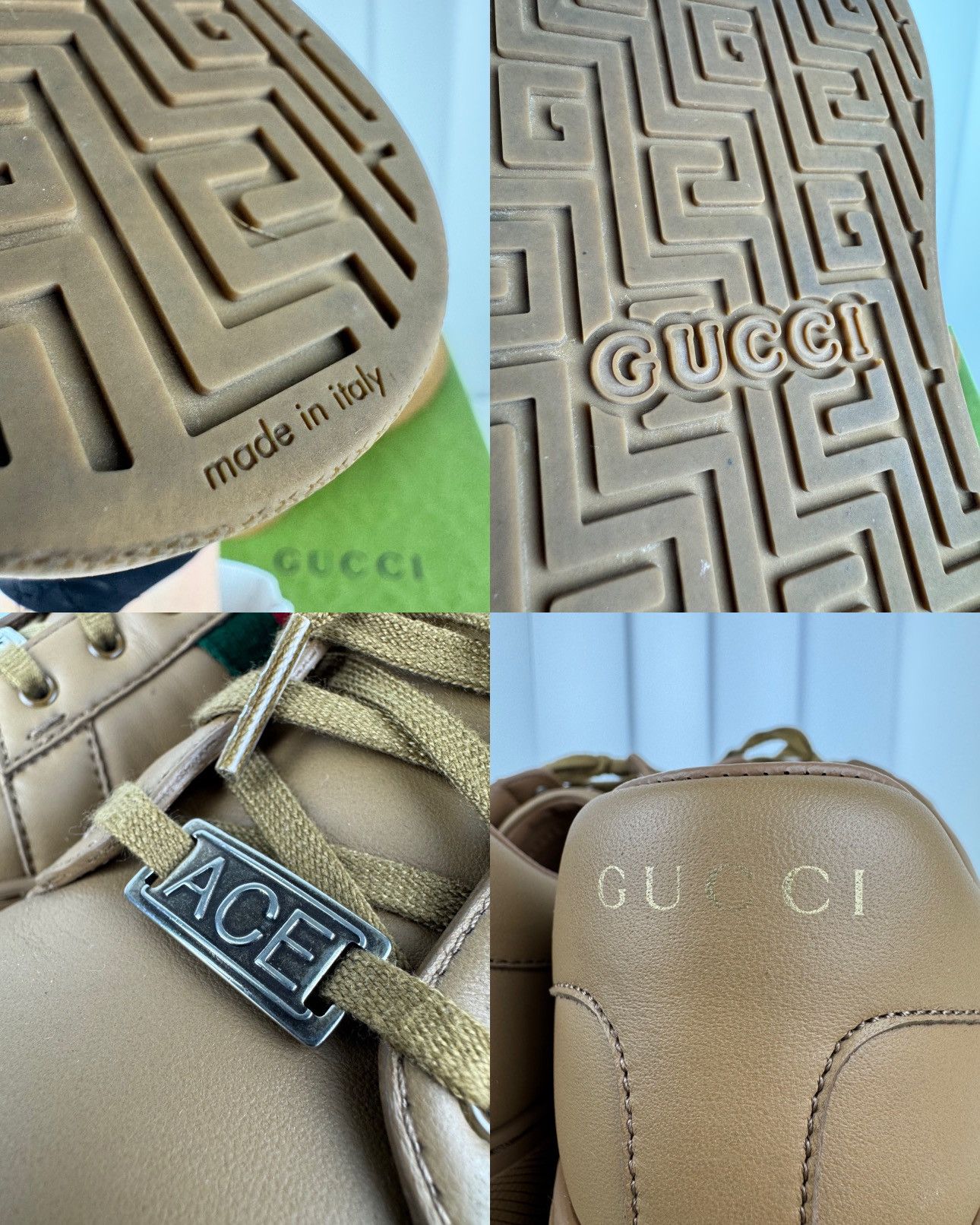 Gucci Gucci Ace Sneakers – Quartz Size US 9 / EU 42 - 8 Thumbnail