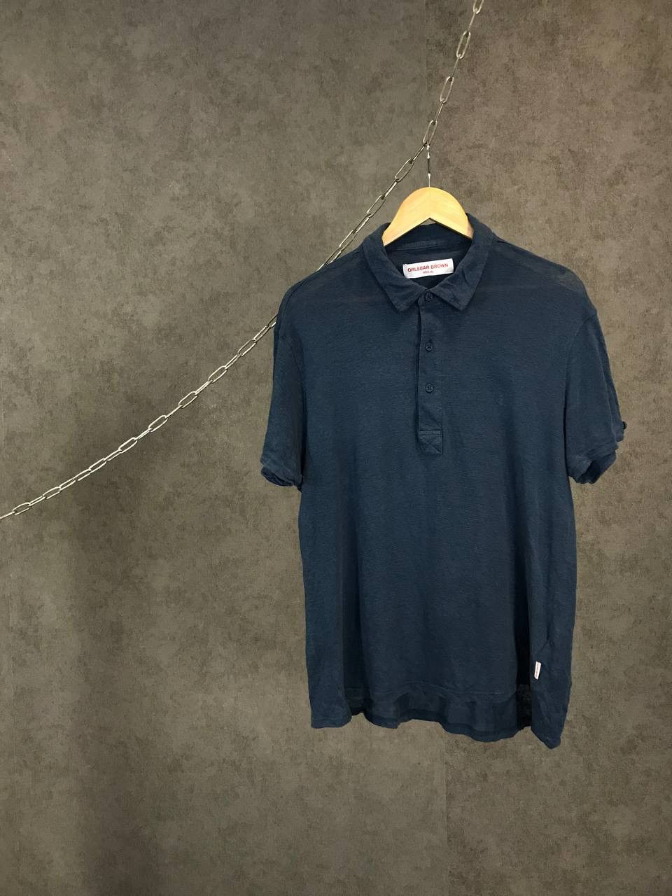 Orlebar Brown Orlebar Brown linen luxury designer polo tee Size US L / EU 52-54 / 3 - 1 Thumbnail